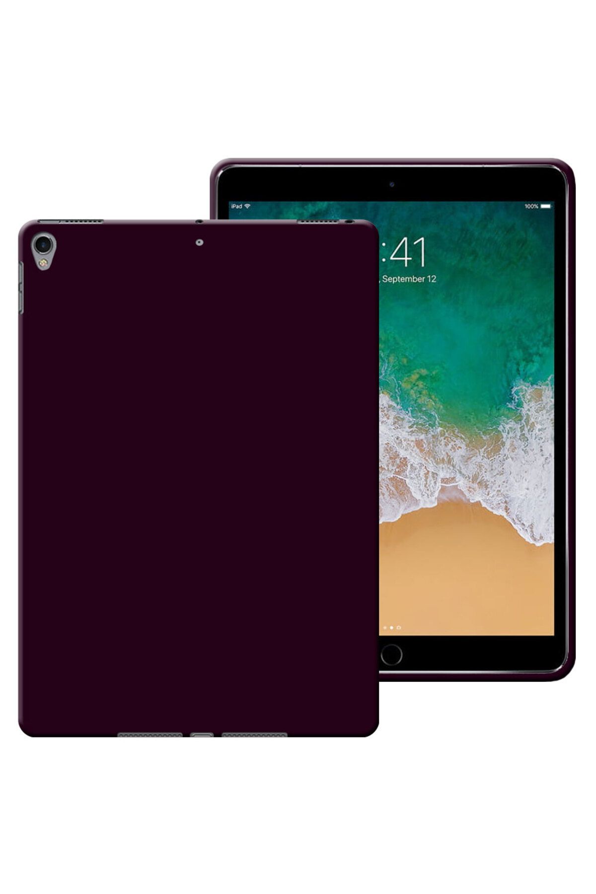 Tekamo Apple iPad Pro 10,5 / iPad Air 3 Nesil Uyumlu Rubber Yıkanabilir Silikon Kılıf