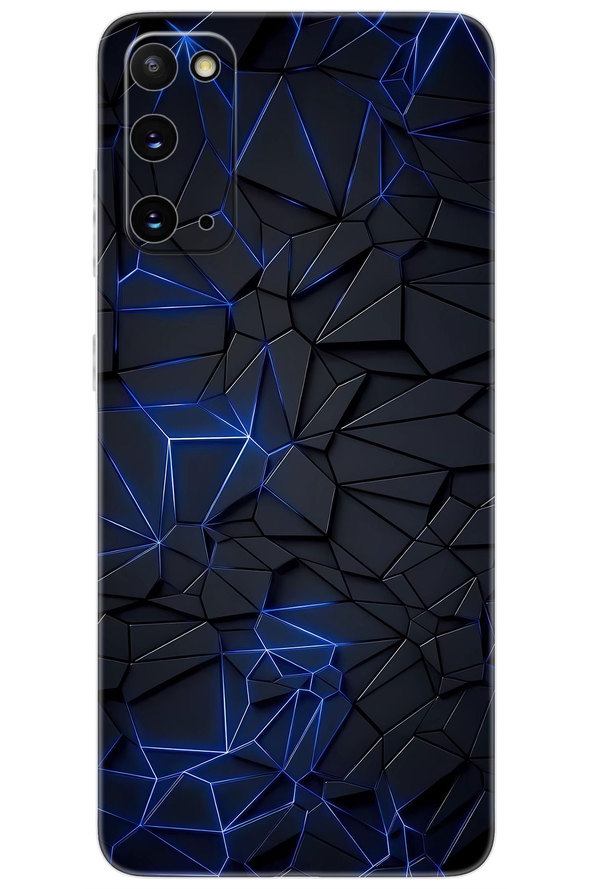 Ceppare Samsung Galaxy S20 (SM-G980F) Uyumlu Kılıf Desen Baskı Silikon Prizmatik Tasarım STK:667 CP-xdyvWGk