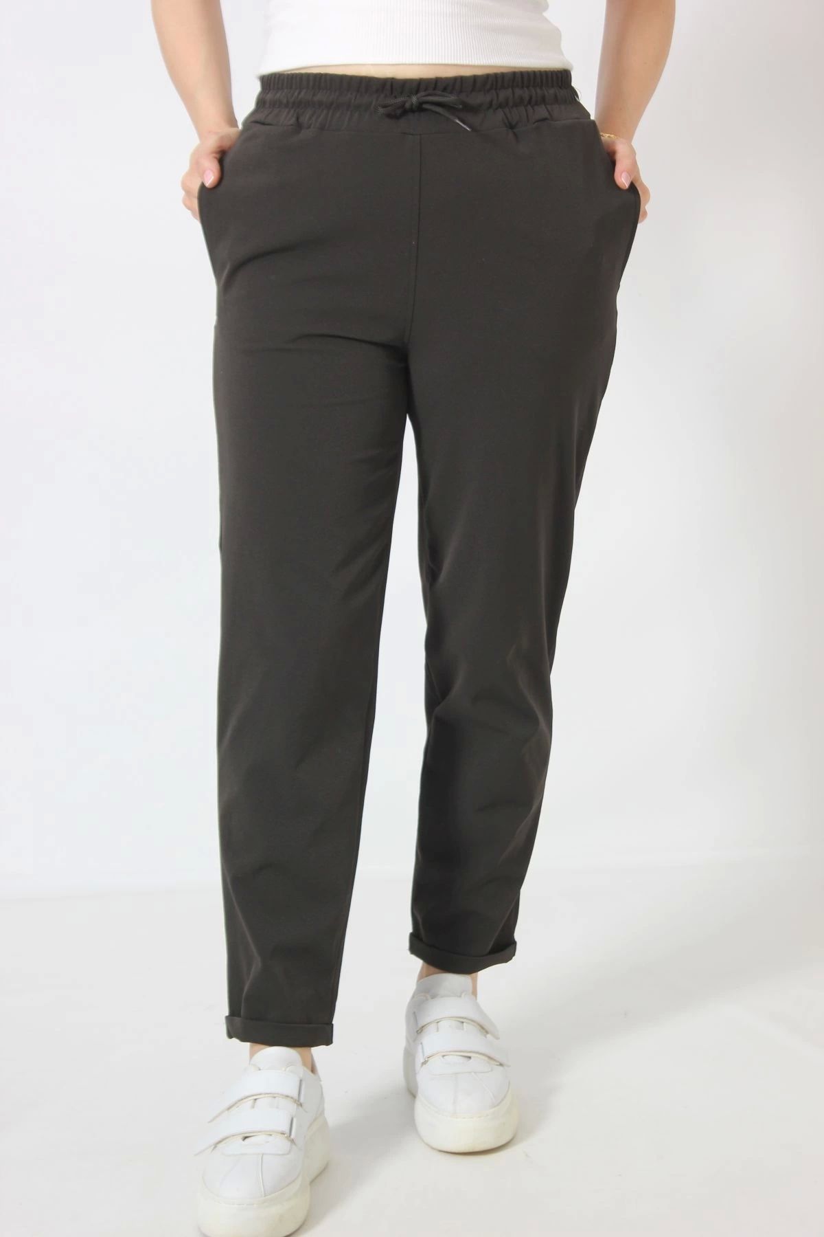 Moda Berray PS-100 CEPLİ BELDEN İPLİ AYARLANABİLİR BORU PAÇA SİYAH EŞOFMAN