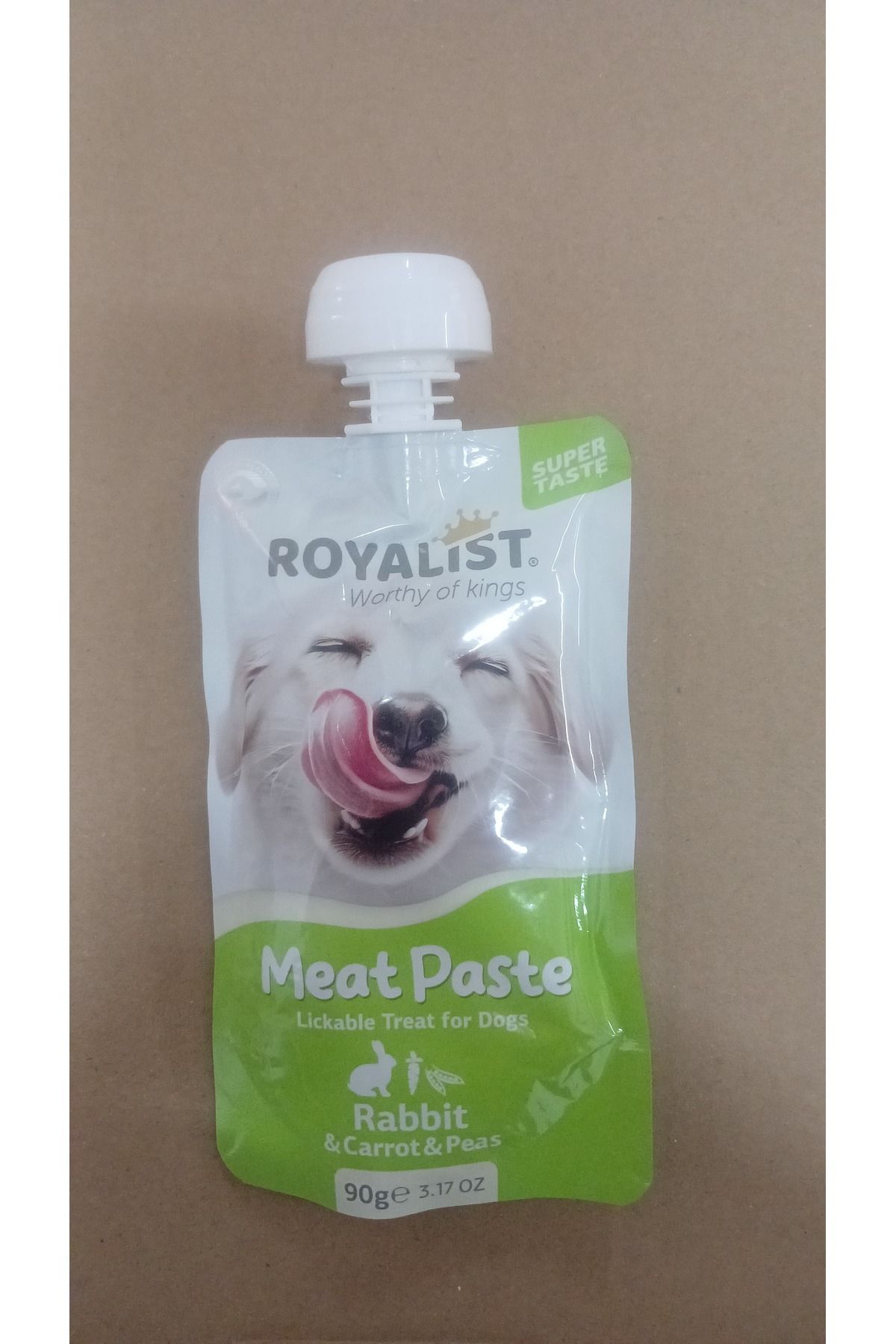 Royalist ROYALİST MEAT PASTE DOG RABBİT & CARROT & PEAS 90 GR