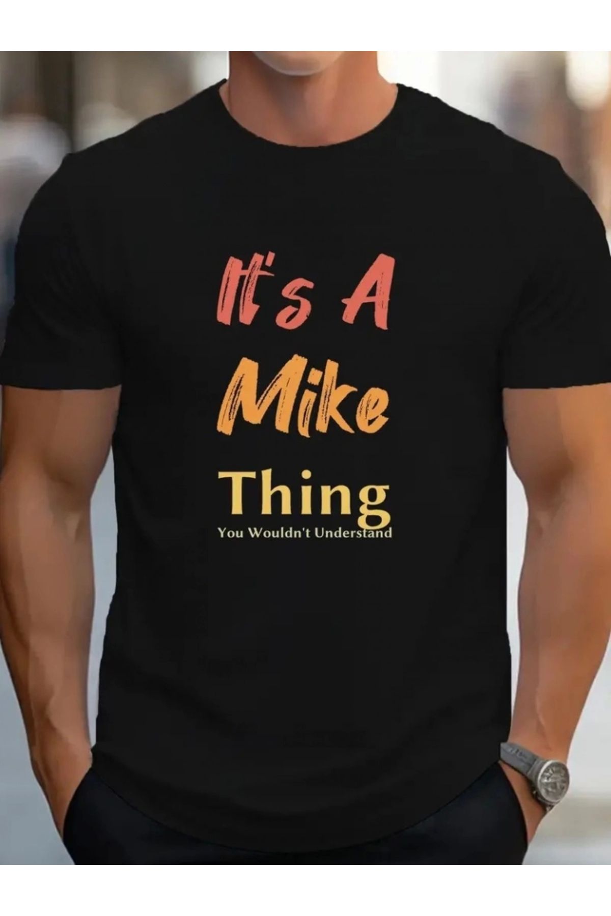 Silerra Erkek It Is A Mike Thing Baskılı Erkek T-shirt