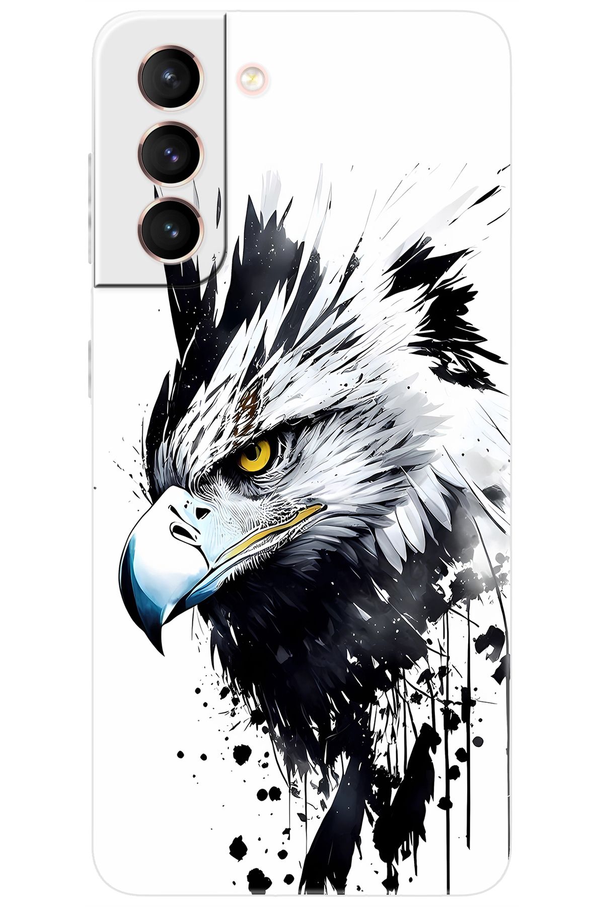 Ceppare Samsung Galaxy S21 (SM-G991B) Uyumlu Kılıf Desen Baskılı Silikon Kartal Serisi STK:1008 CP-7hTN3bN