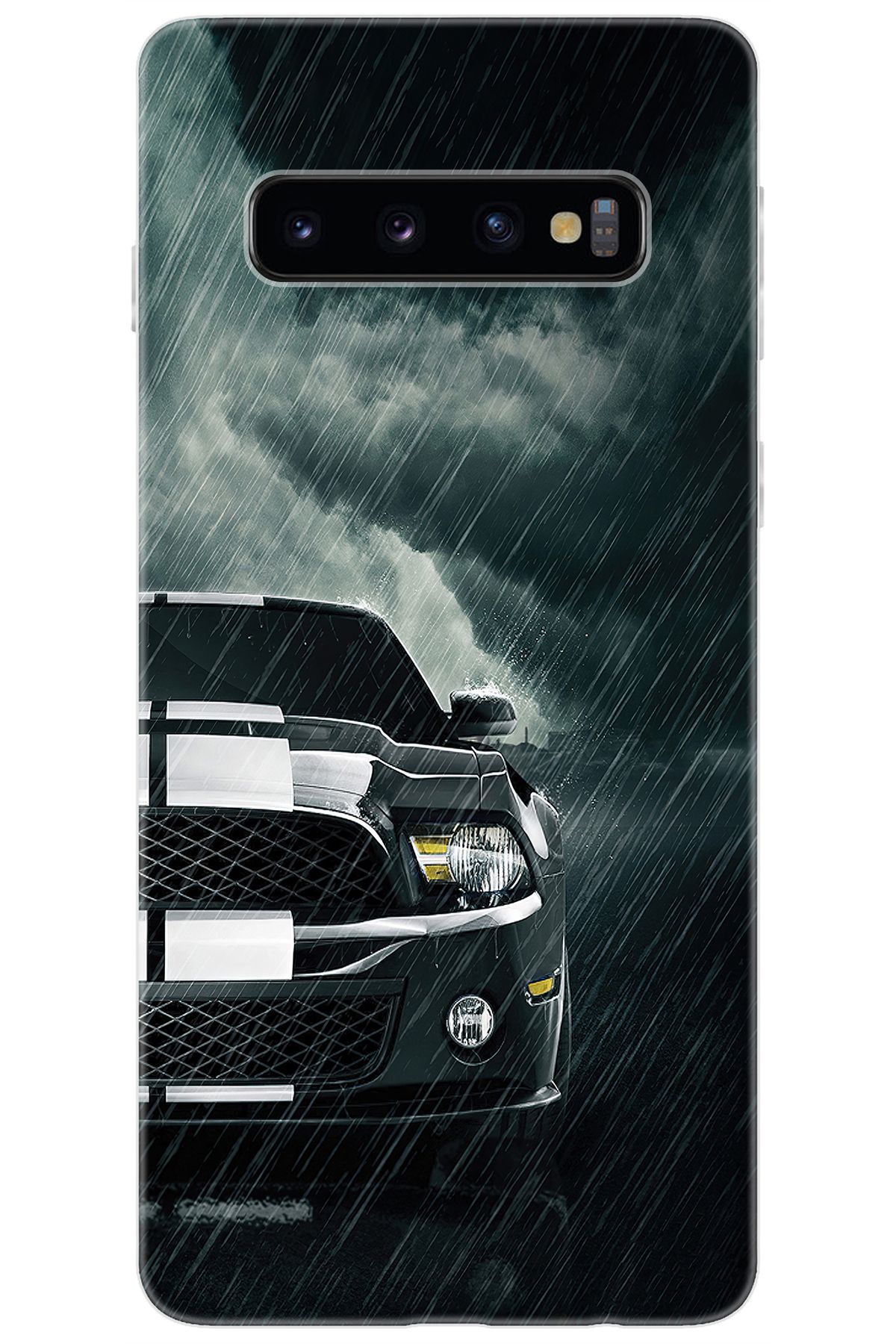 Ceppare Samsung Galaxy S10 (SM-G973F) Uyumlu Kılıf Desen Baskılı Silikon Araba Model STK:290 CP-WERGUcU