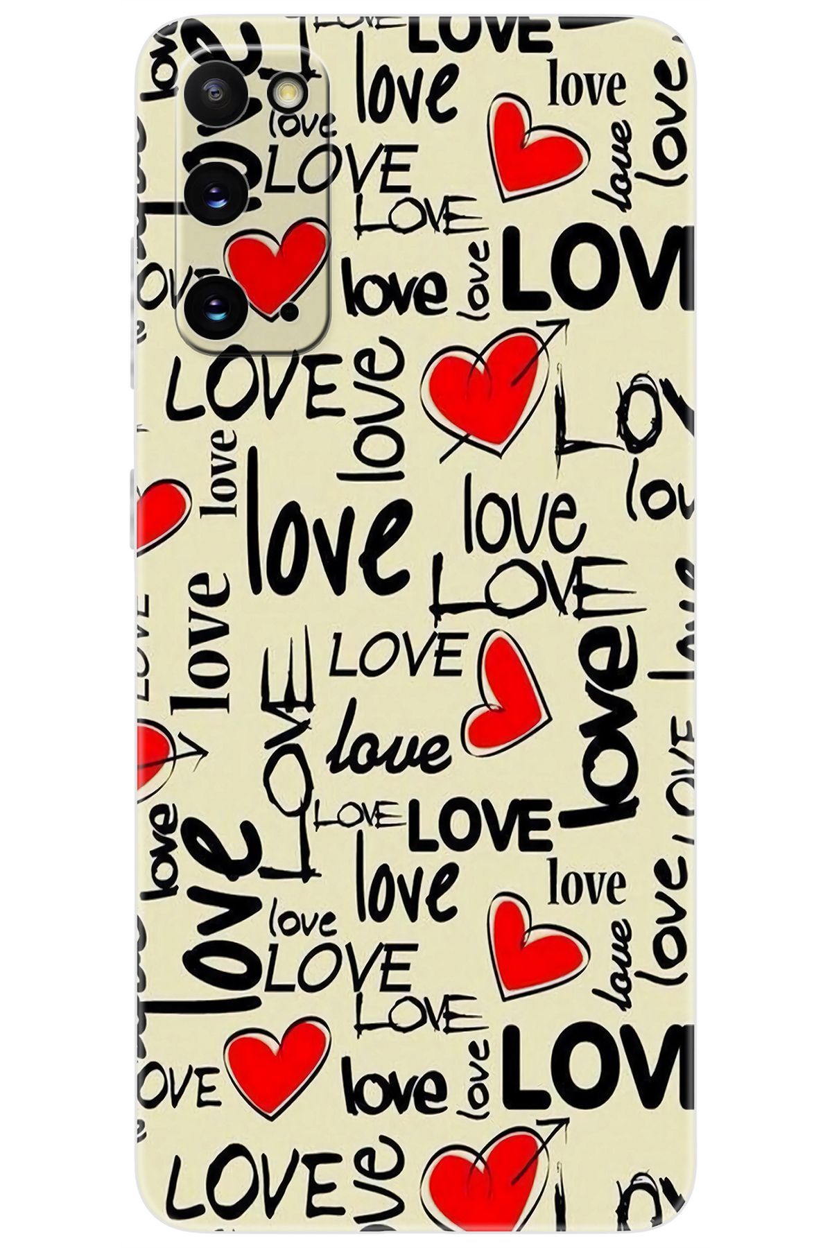 Ceppare Samsung Galaxy S20 (SM-G980F) Uyumlu Kılıf Desen Baskılı Silikon Love Serisi STK:728 CP-ynY7537