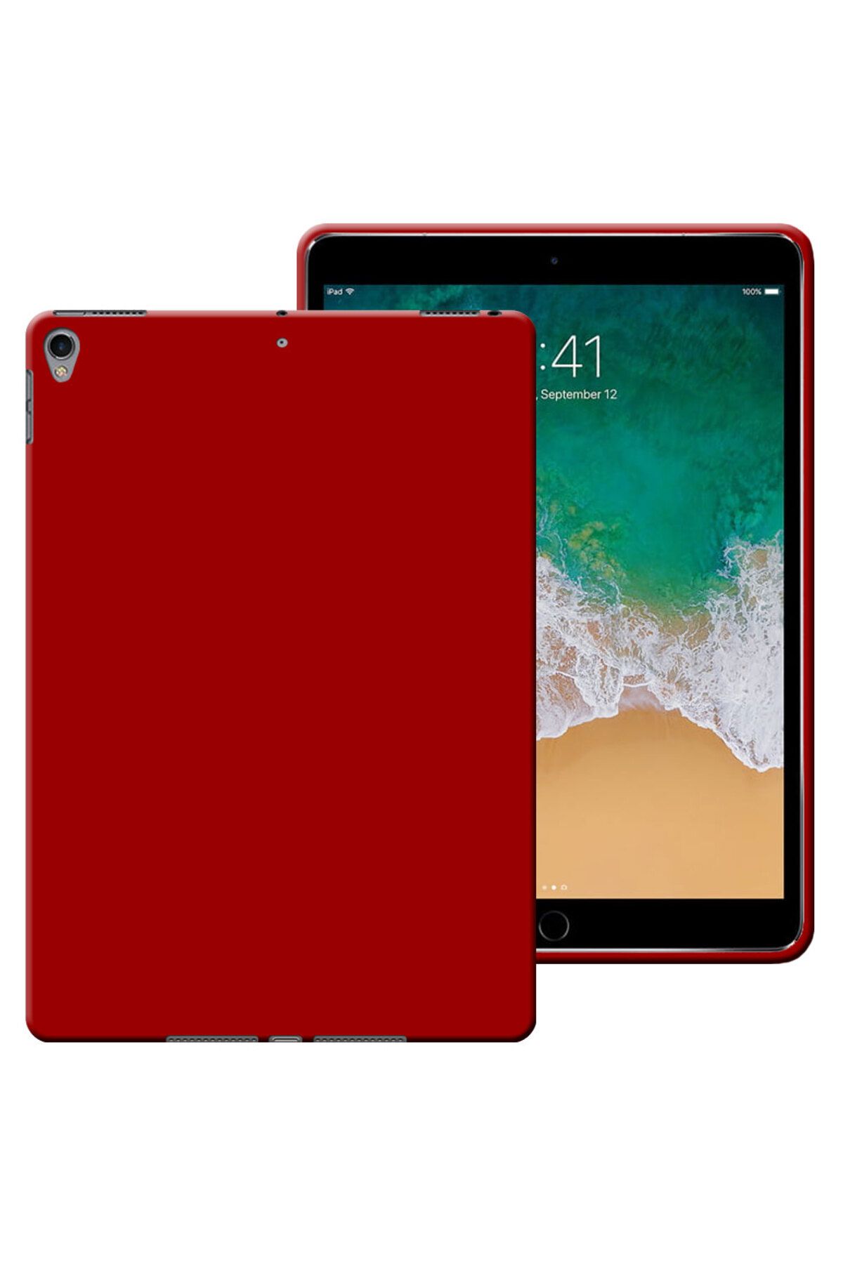 Tekamo Apple iPad Pro 10,5 / iPad Air 3 Nesil Uyumlu Rubber Yıkanabilir Silikon Kılıf