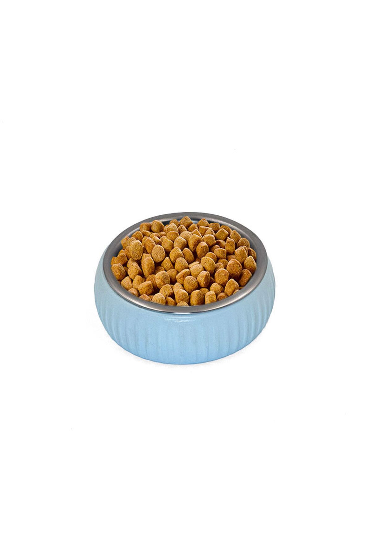 Shopyzone Mikopet Organik Seramik Mama Kabı Mavi