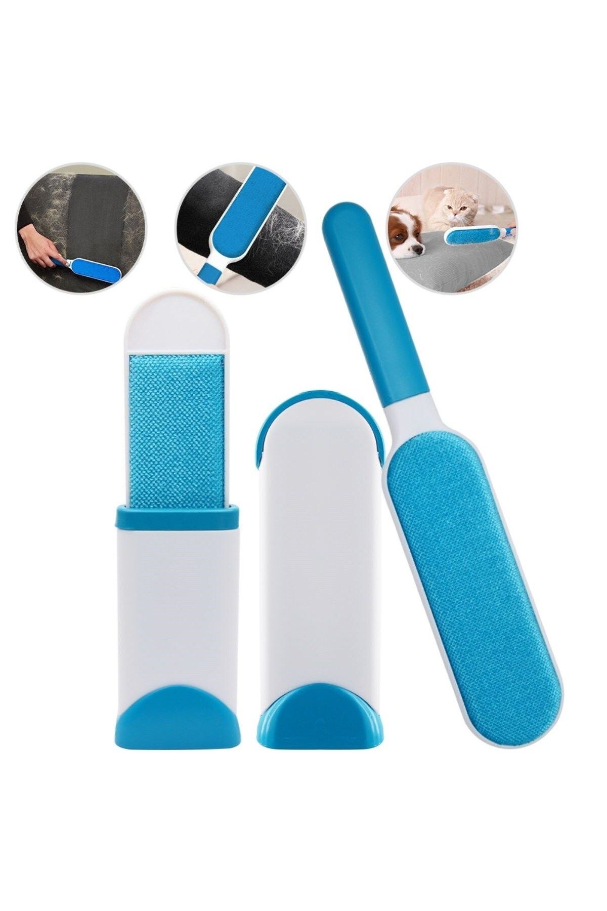 STOREMAX shopmst 2'Li Set Kıl Tüy Toplayıcı Kendinden Temizlemeli Tarak Life Buystore 1006387