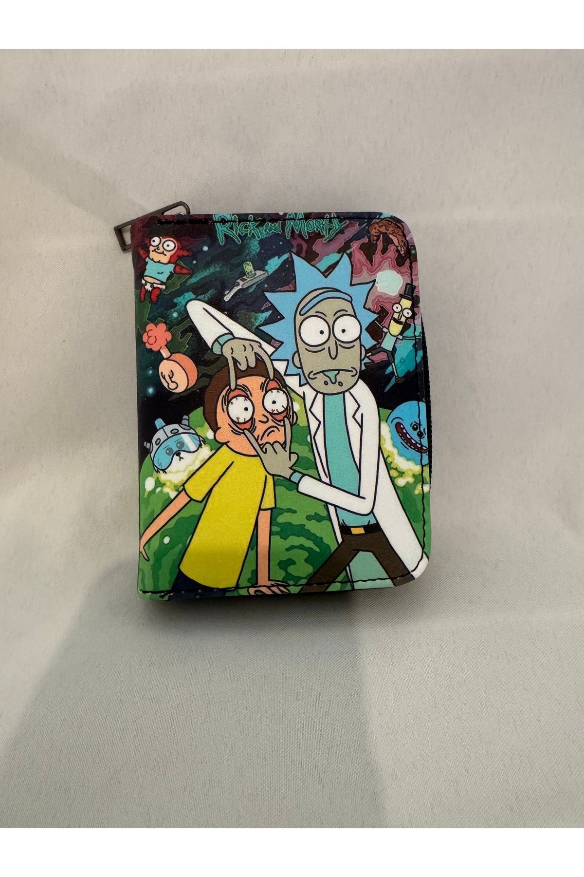 facnspt Rick and Morty Evrenler Arası Macera Cüzdan – Fermuarlı