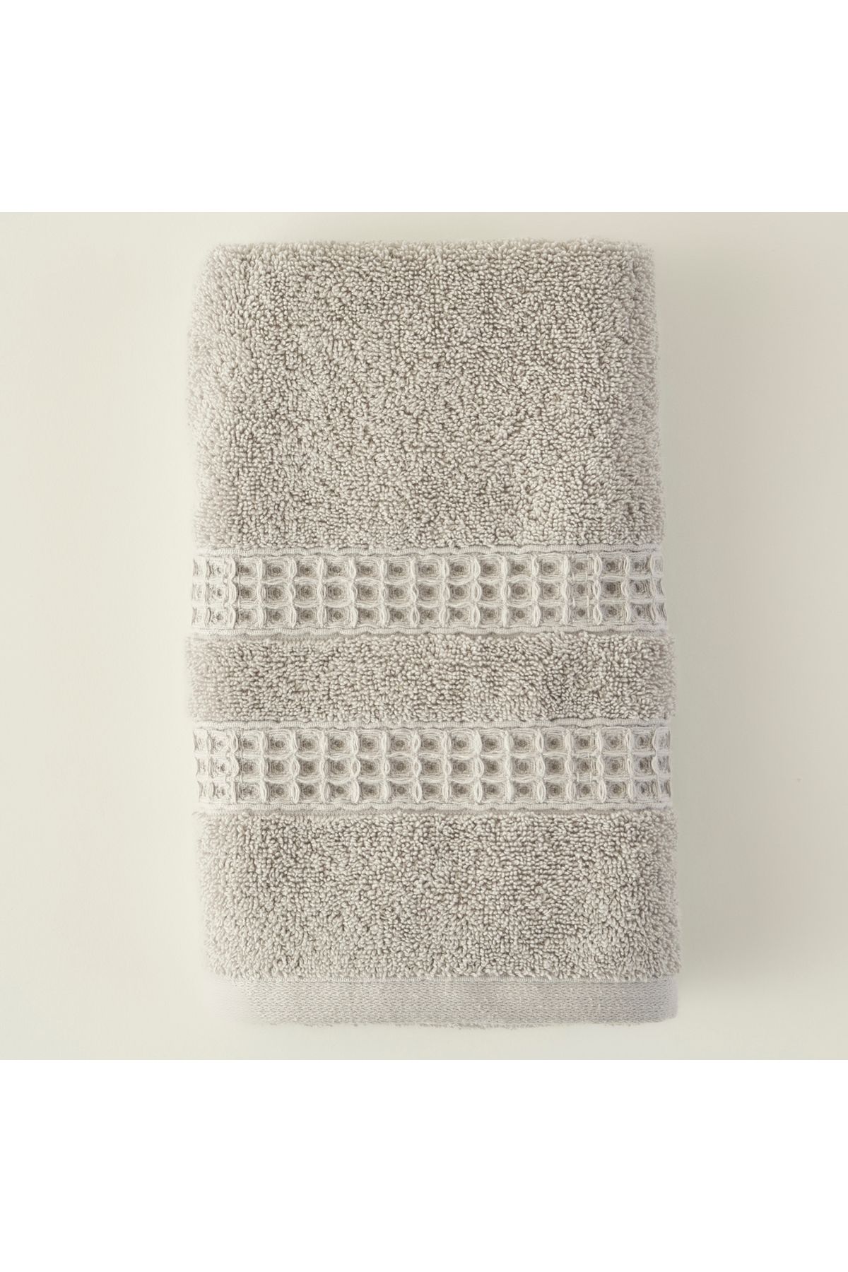 Bella Maison Peggy Yüz Havlusu Gri (50x90 cm)