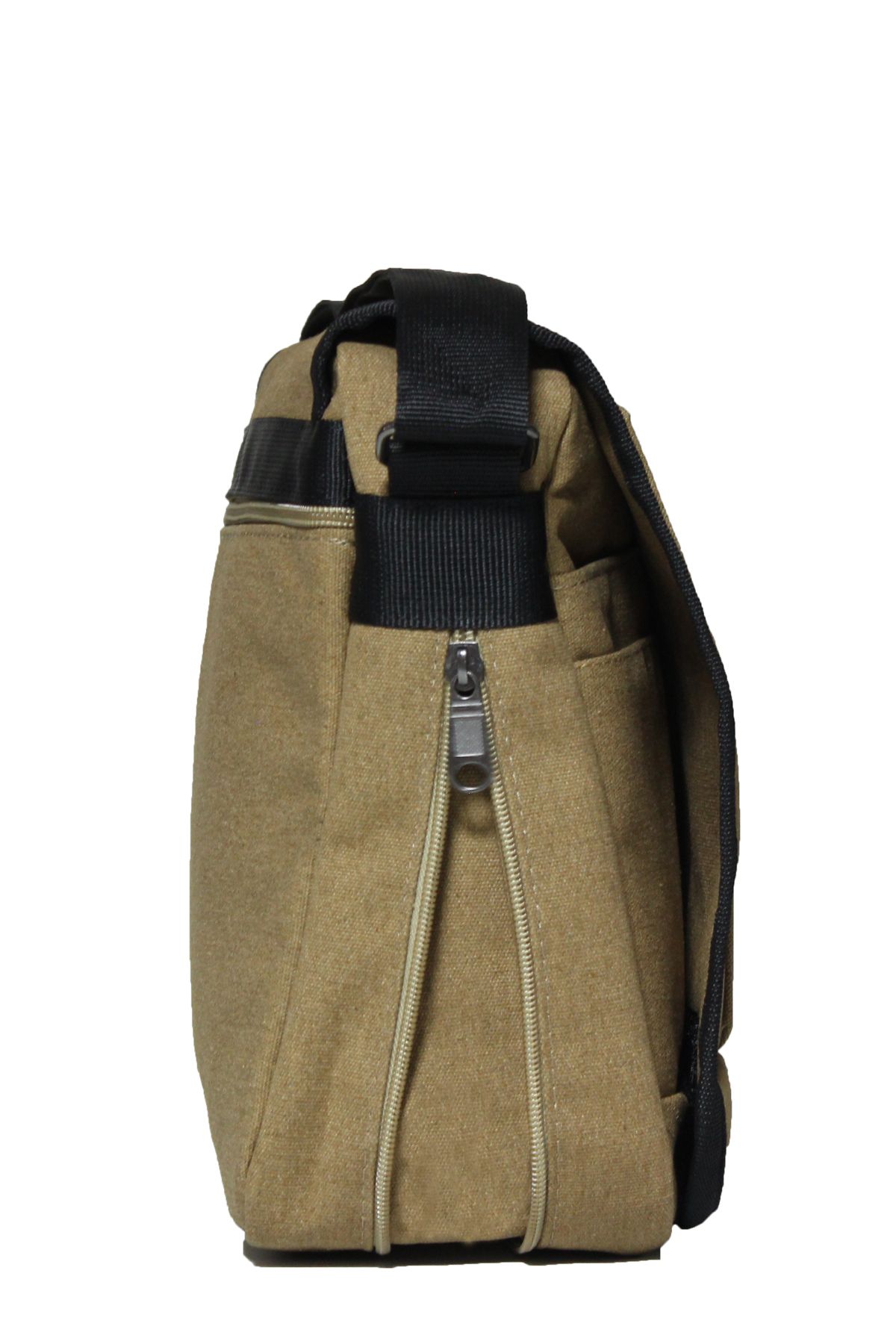 Strong-UNISEX Καμβάς τσάντα Messenger με λουράκι Τσάντα ώμου Σχολική τσάντα φυσούνα Διαγώνια τσάντα PST01 5