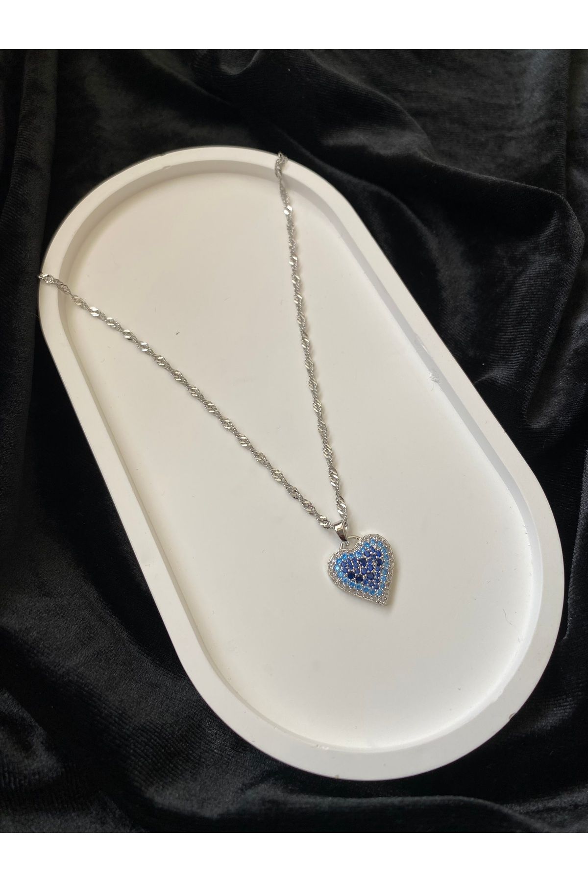 asem jewelry KALPLİ NAZAR BONCUKLU KOLYE