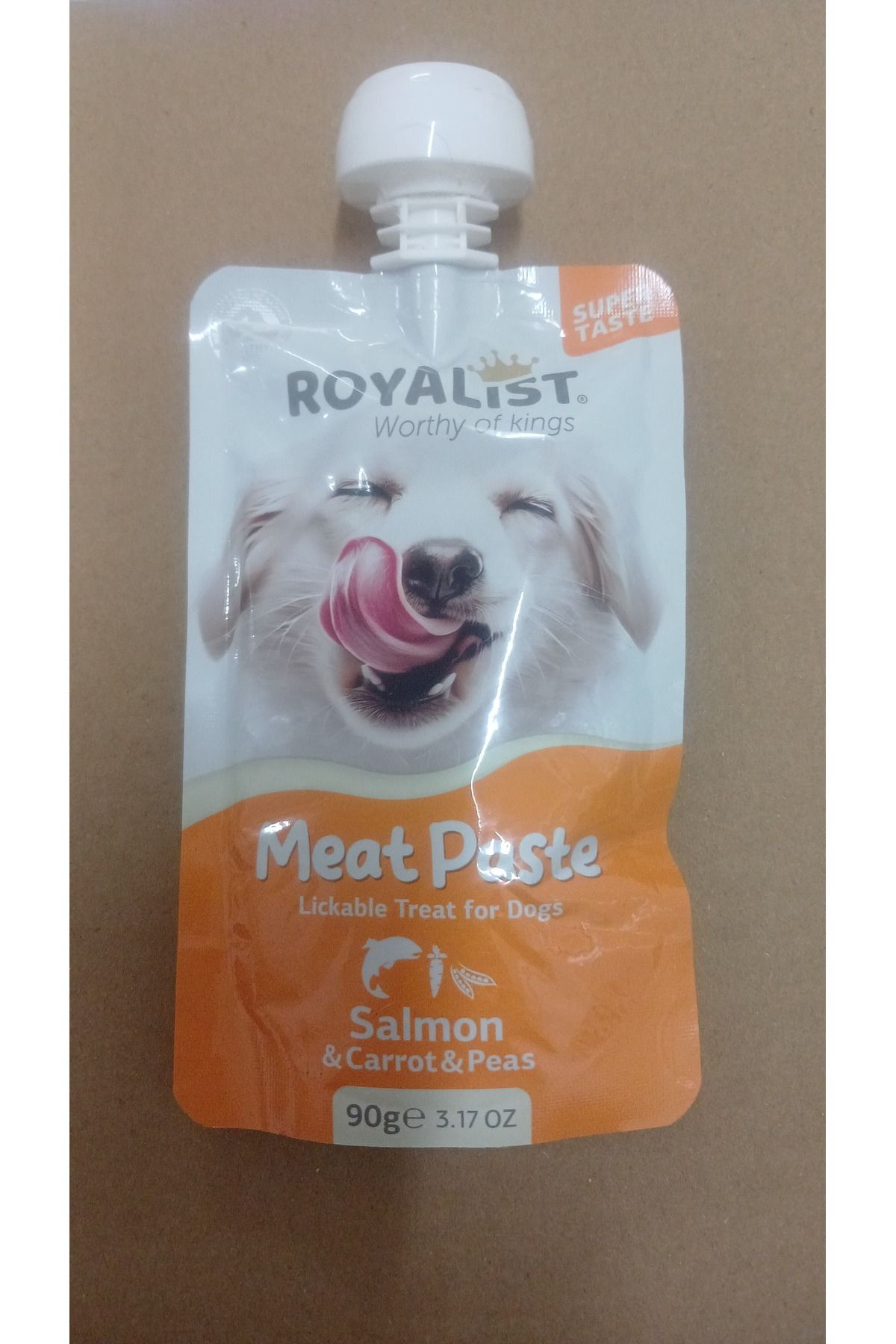 Royalist ROYALİST MEAT PASTE DOG SALMON & CARROT &PEAS 90 GR