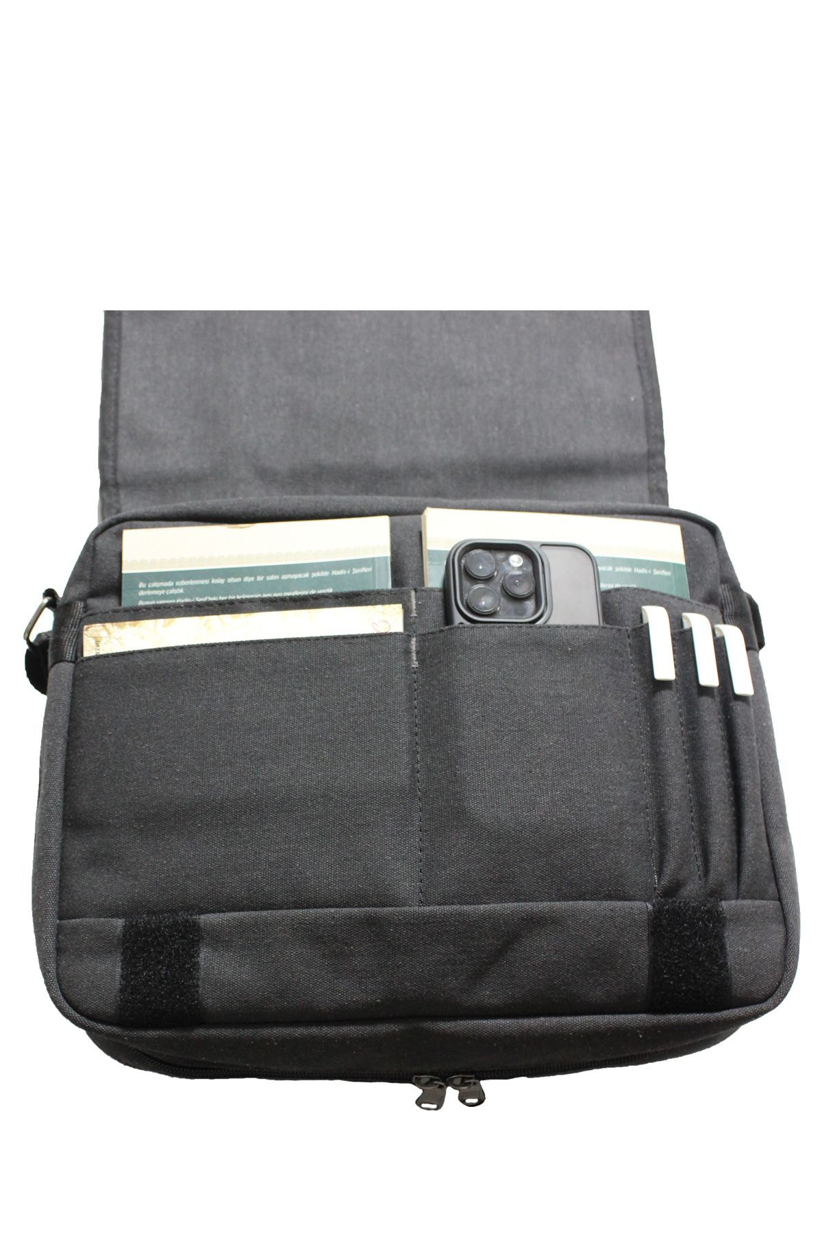 Strong-Unisex Canvas Messenger Bag Strap Shoulder Bag School Bag Gusseted Crossbody Bag Pst02 6