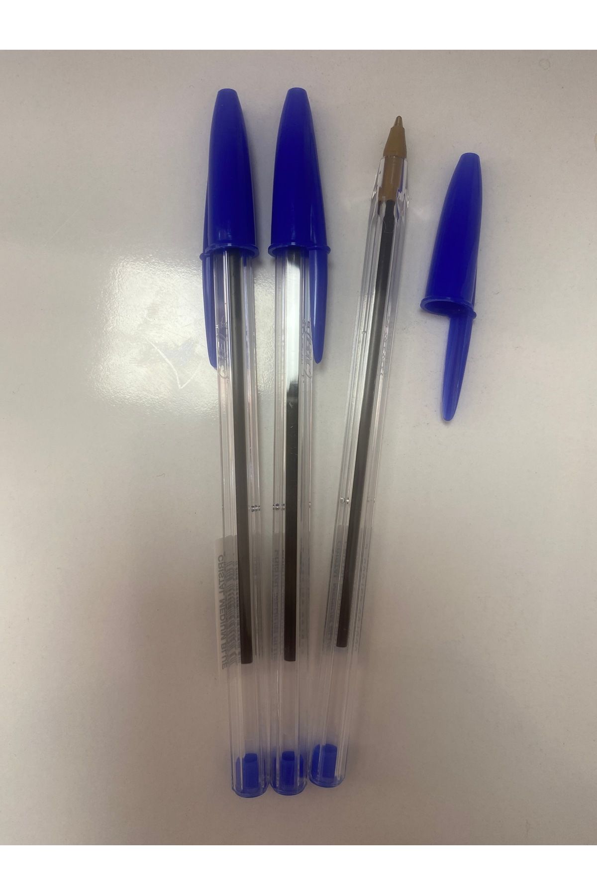 Kalembuldum Tükenmez Kalem 1.00 mm Mavi 3 lü