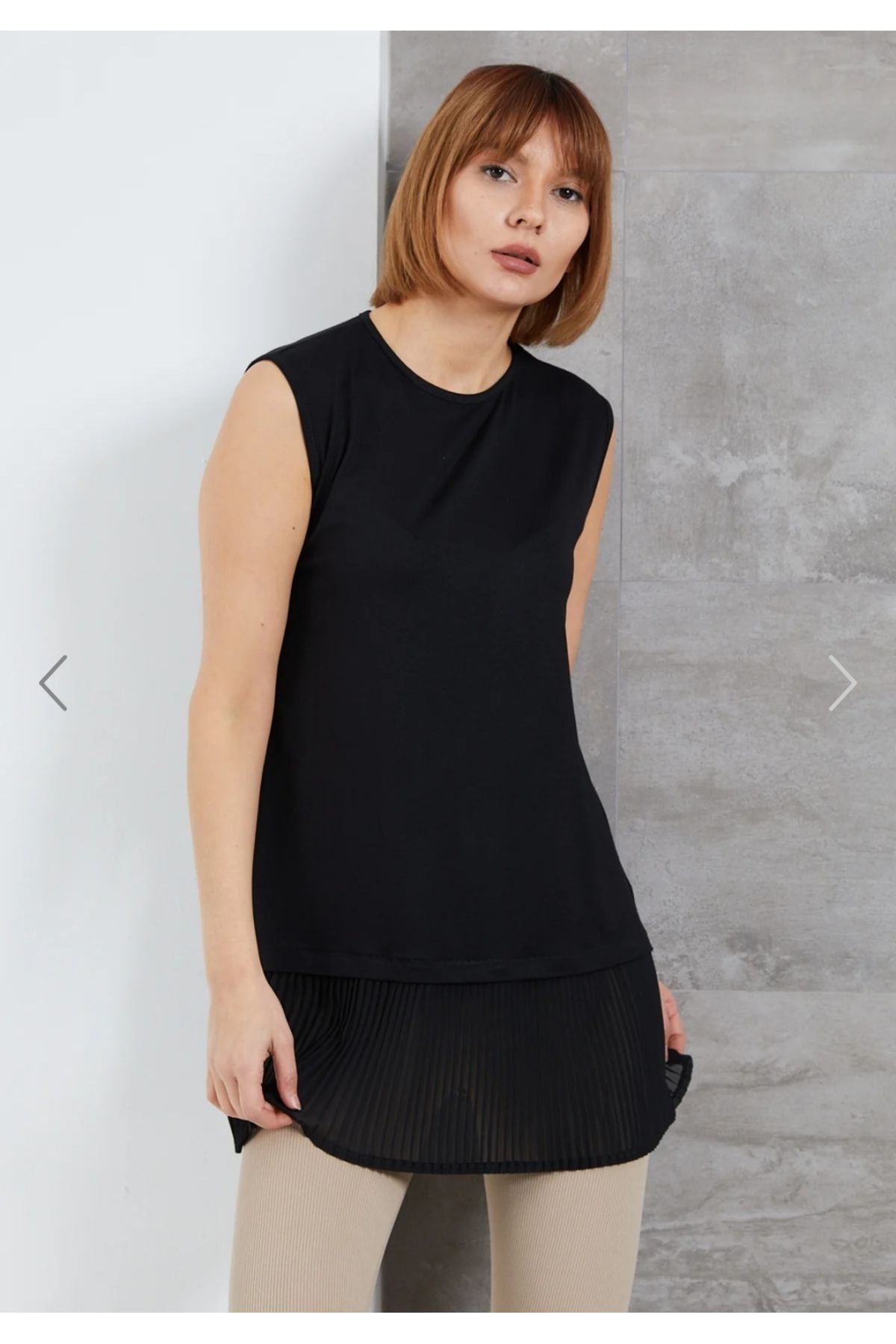 Butik Piliseli Kolsuz İçlik