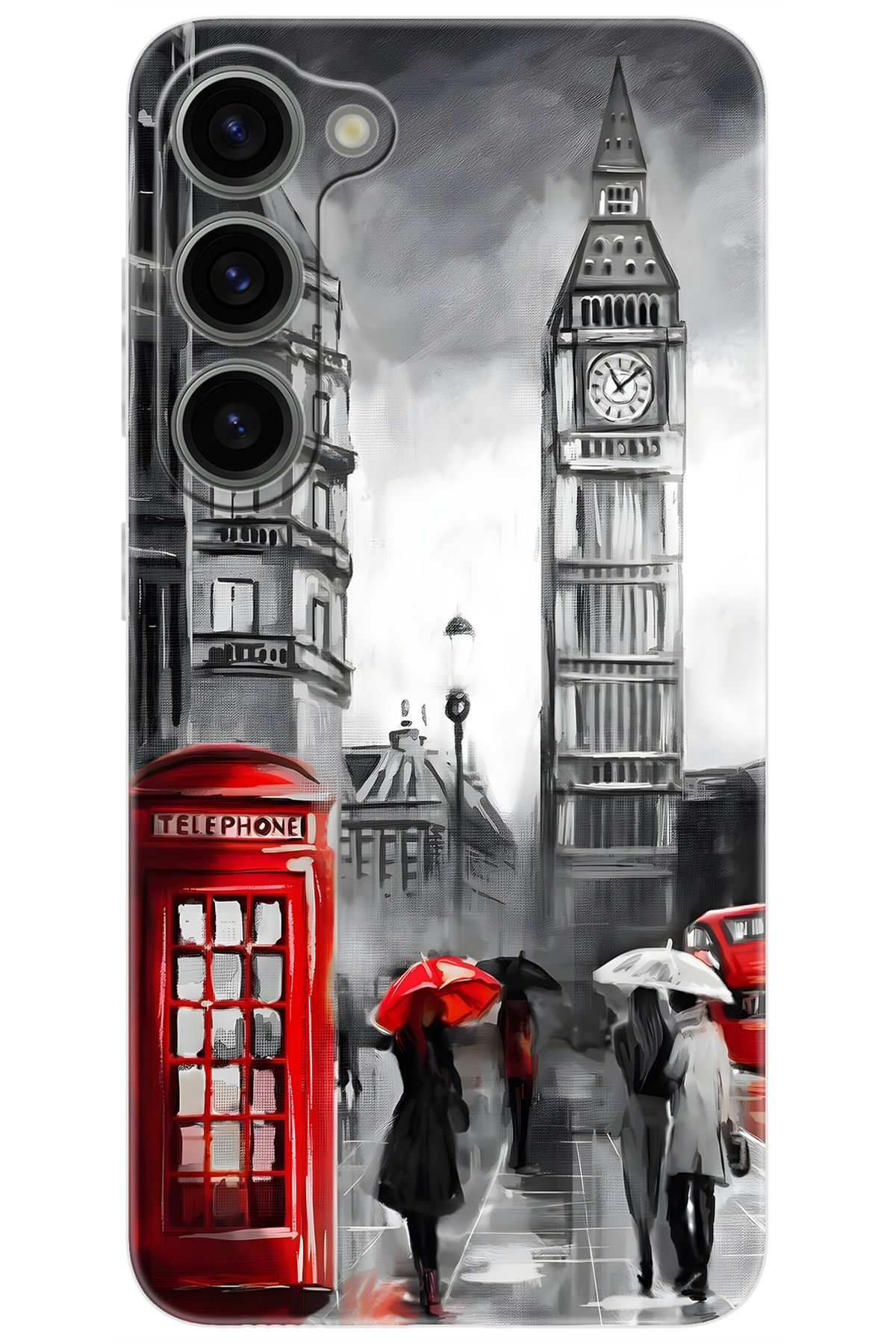 Ceppare Samsung Galaxy S23 (SM-S911B) Uyumlu Kılıf Desen Silikon Bigbang Telefon Kulubesi STK:711 CP-rtA8p2d