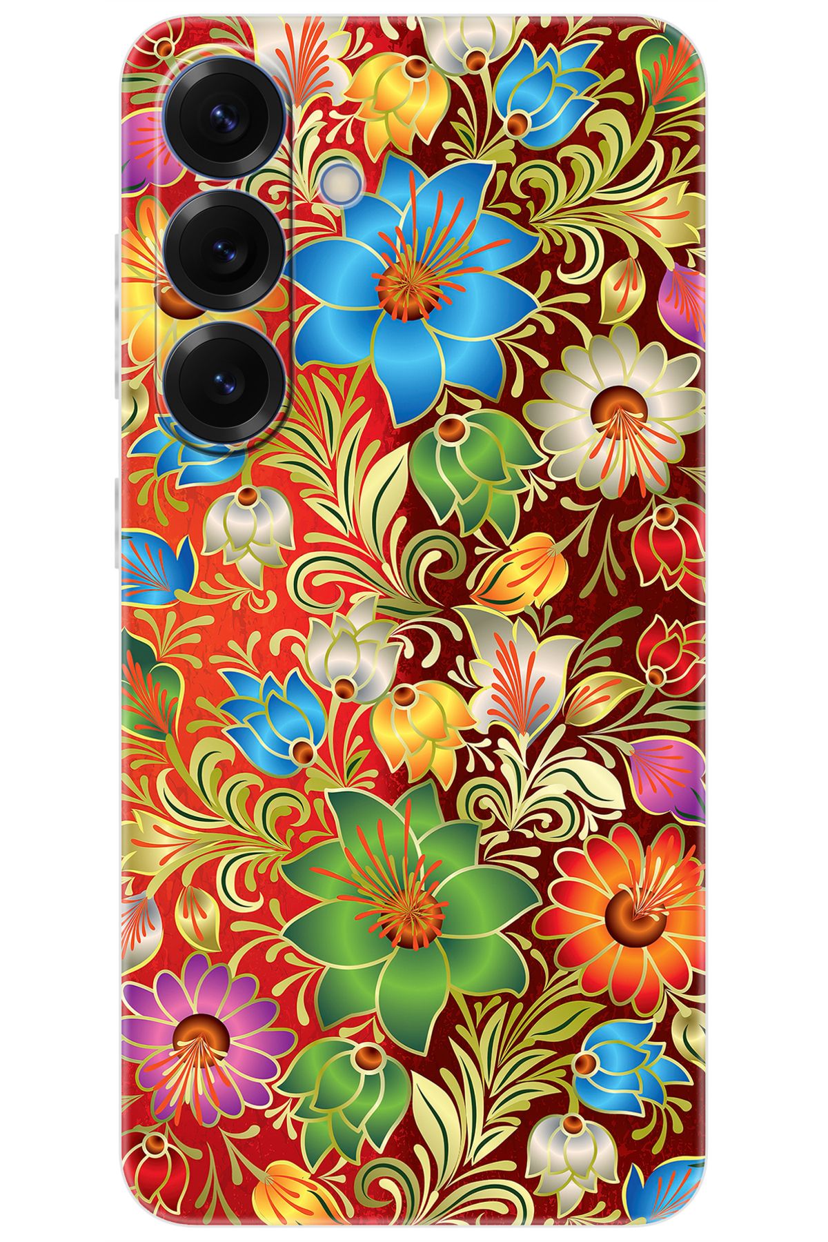 Ceppare Samsung Galaxy S25 (SM-S931B) Uyumlu Kılıf Desen Baskılı Silikon Çiçekler Serisi STK:532 CP-arMX30z