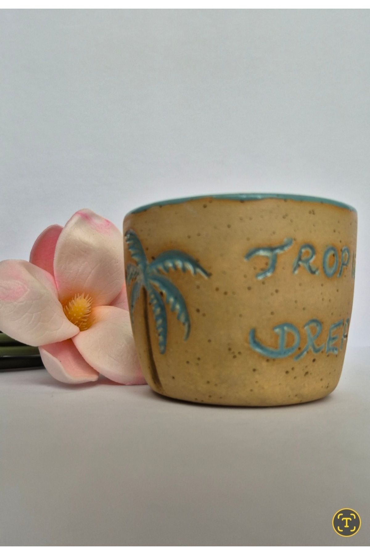ARGE Palmiye serisi stoneware cup Ayşegül home ceramic