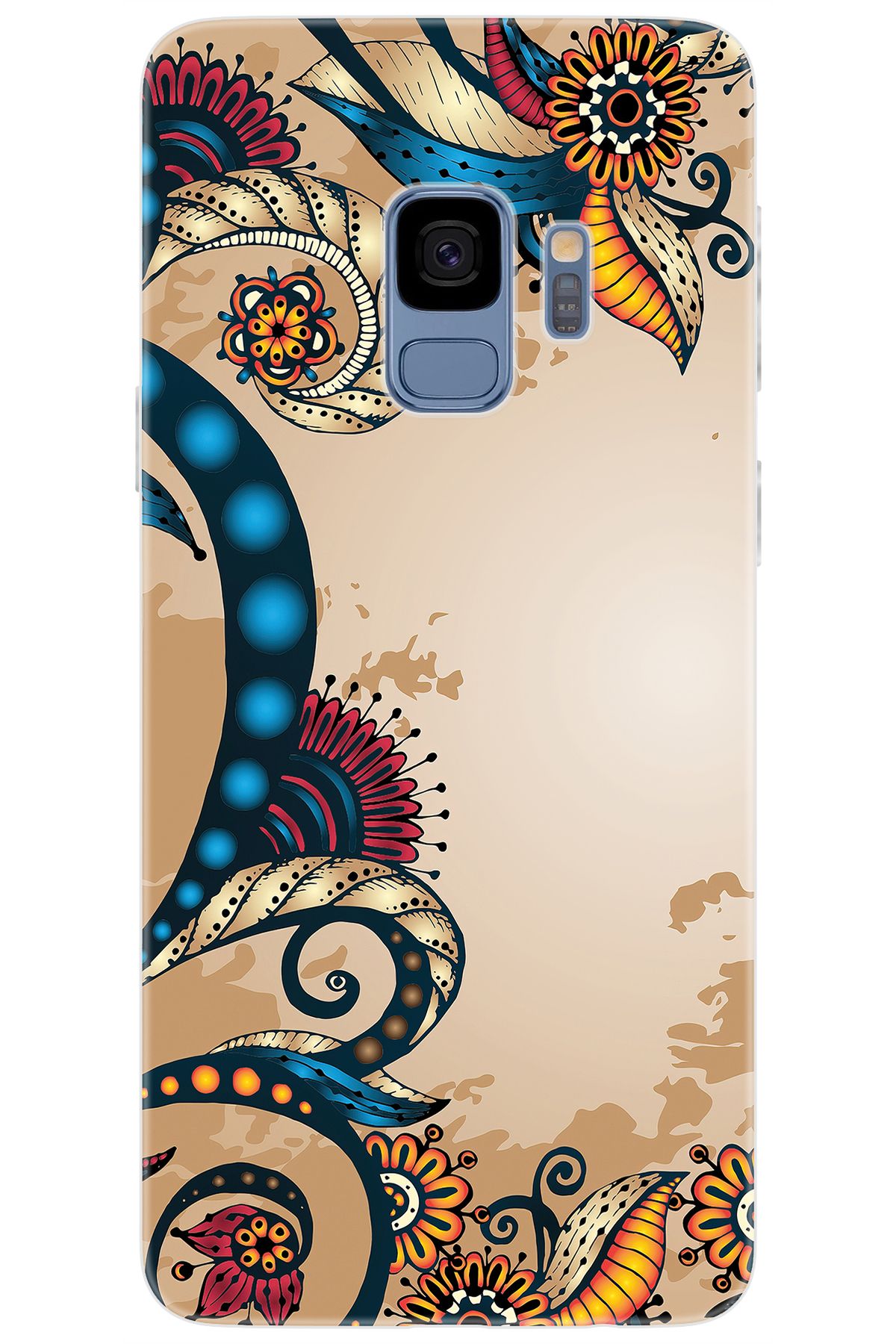 Ceppare Samsung Galaxy S9 (SM-G960F) Uyumlu Kılıf Desen Baskılı Silikon Vektör Tasarım STK:536 CP-G2r5biW