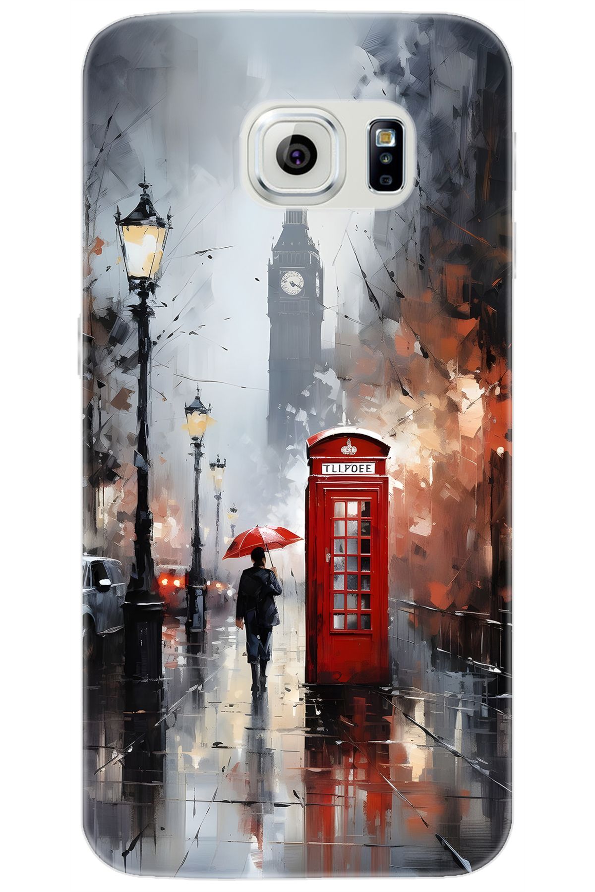 Ceppare Samsung Galaxy S6 (SM-G920F) Uyumlu Kılıf Desen Silikon Bigbang Telefon Kulubesi STK:708 CP-1xfe9II