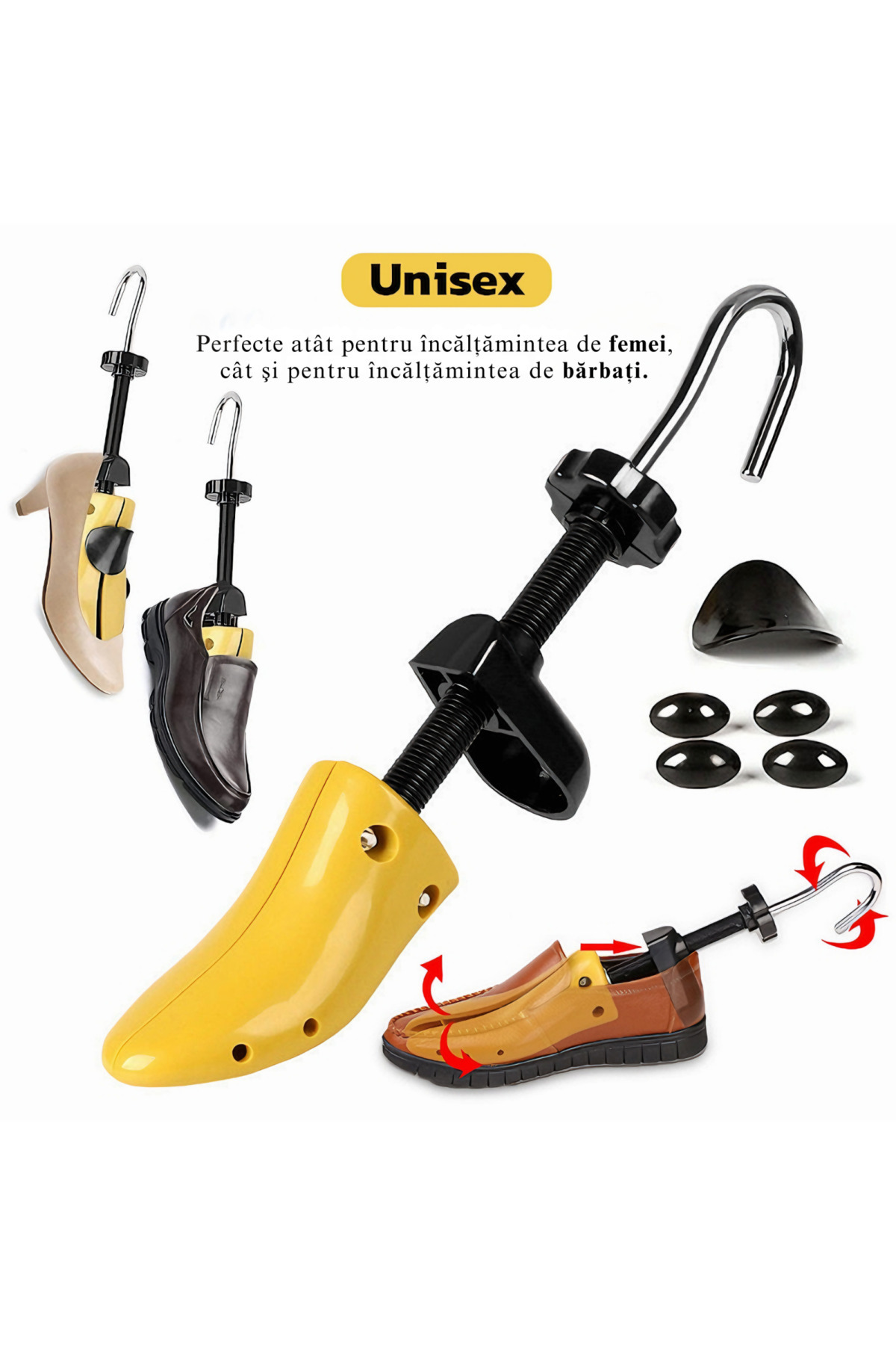 varioshop-1 Adjustable VarioShop® Shoe/Boot Shaper - Size 39-43, For Widening and Elongating Shoes, Universal/Pent 3