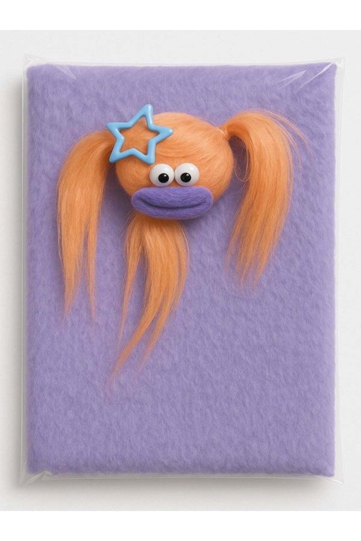 PARLAK EVREN PELUŞ BEBEKLİ DEFTER