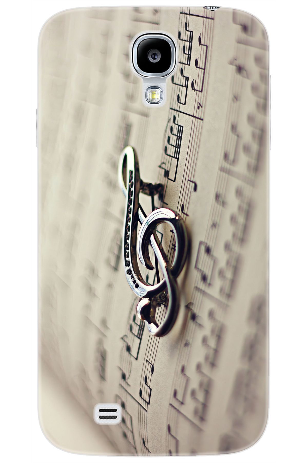 Ceppare Samsung Galaxy S4 (GT-I9500) Uyumlu Kılıf Desen Baskılı Silikon Sol Anahtarı STK:274 CP-Z90blFH