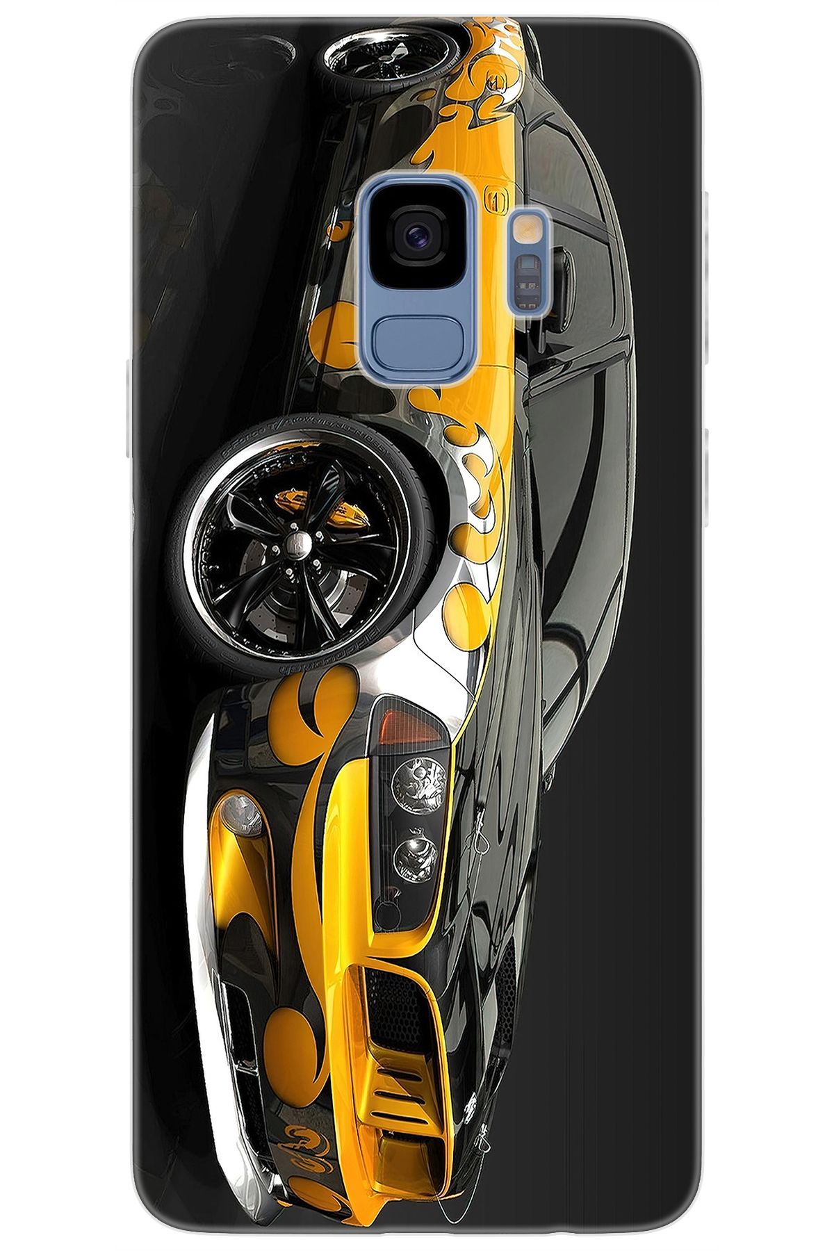 Ceppare Samsung Galaxy S9 (SM-G960F) Uyumlu Kılıf Desen Baskılı Silikon Carros Velozes STK:292 CP-12dJwG9