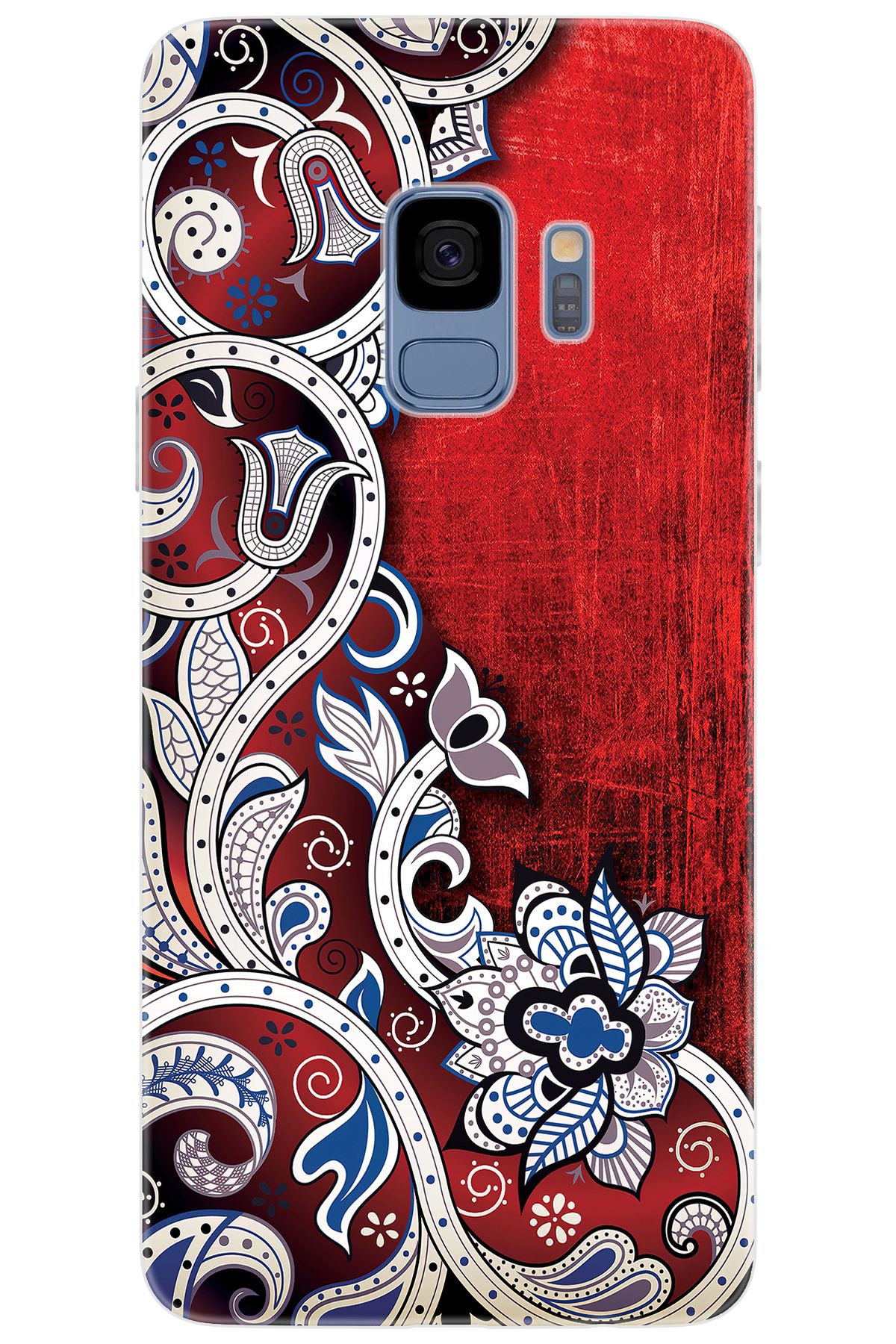 Ceppare Samsung Galaxy S9 (SM-G960F) Uyumlu Kılıf Desen Baskılı Silikon Vektör Tasarım STK:539 CP-xTJsQ10