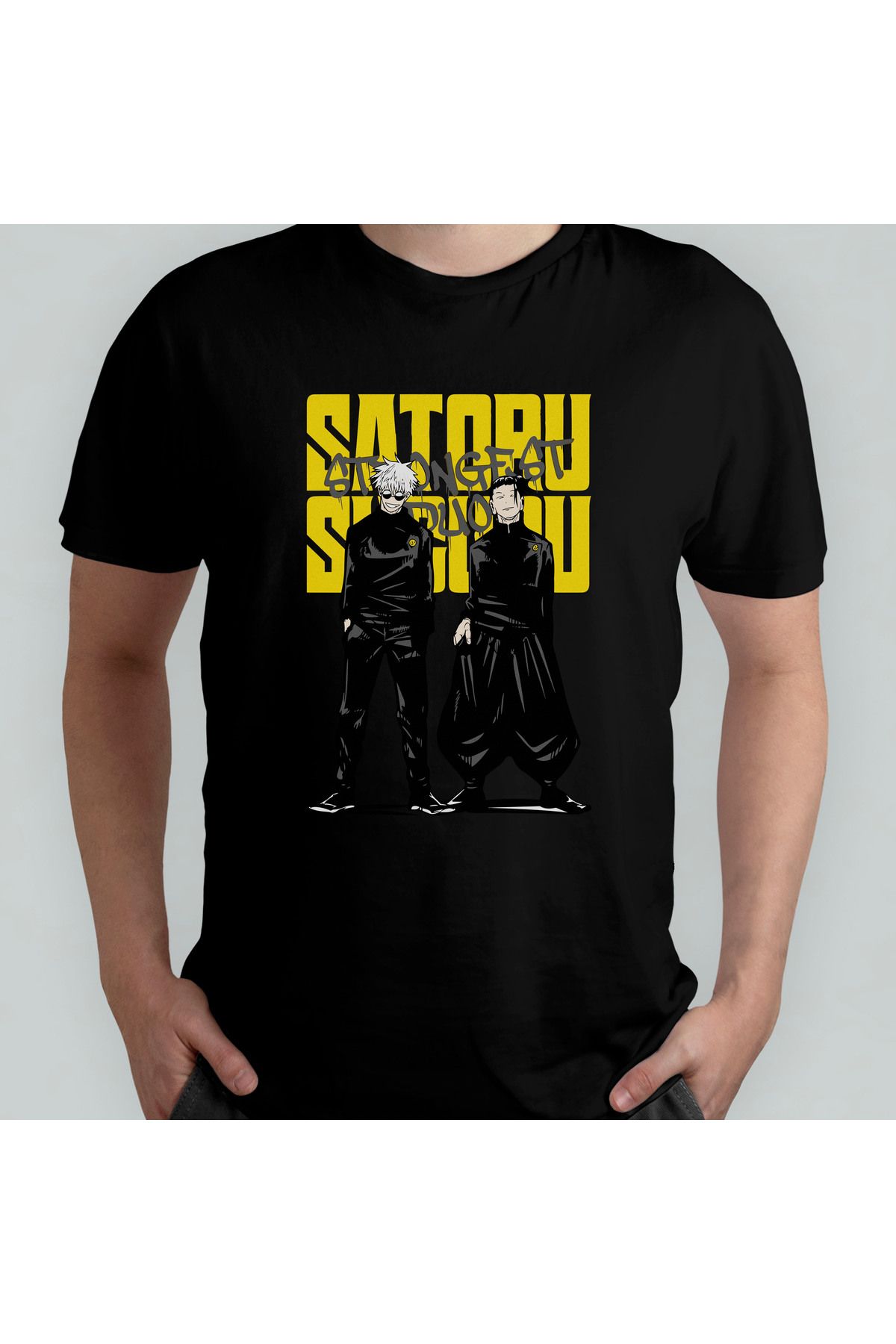 Pixxa Jujutsu Kaisen Unisex %100 Pamuklu Bisiklet Yaka T-Shirt Model 13