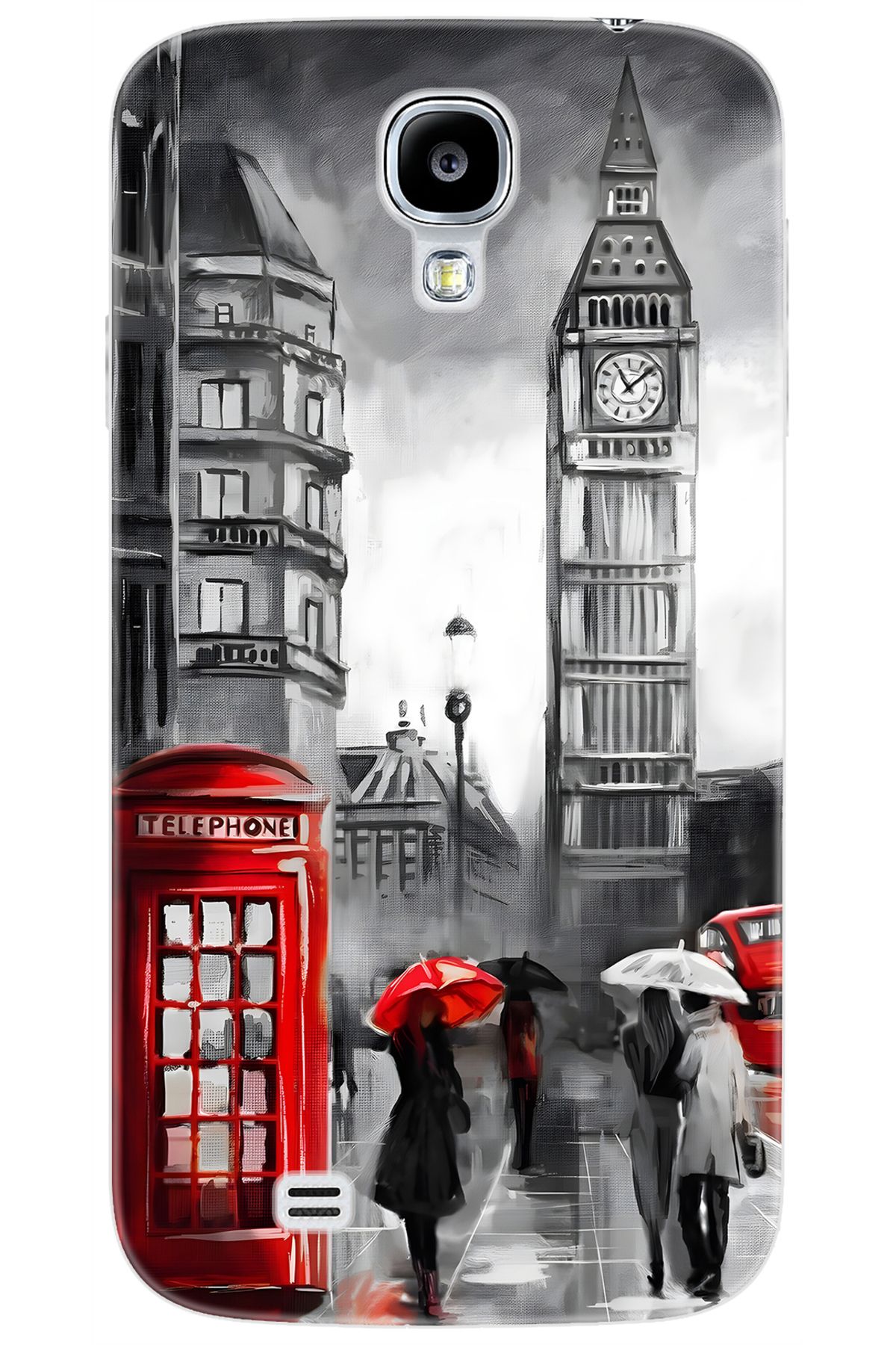 Ceppare Samsung Galaxy S4 (GT-I9500) Uyumlu Kılıf Desen Silikon Bigbang Telefon Kulubesi STK:711 CP-hZuZzec