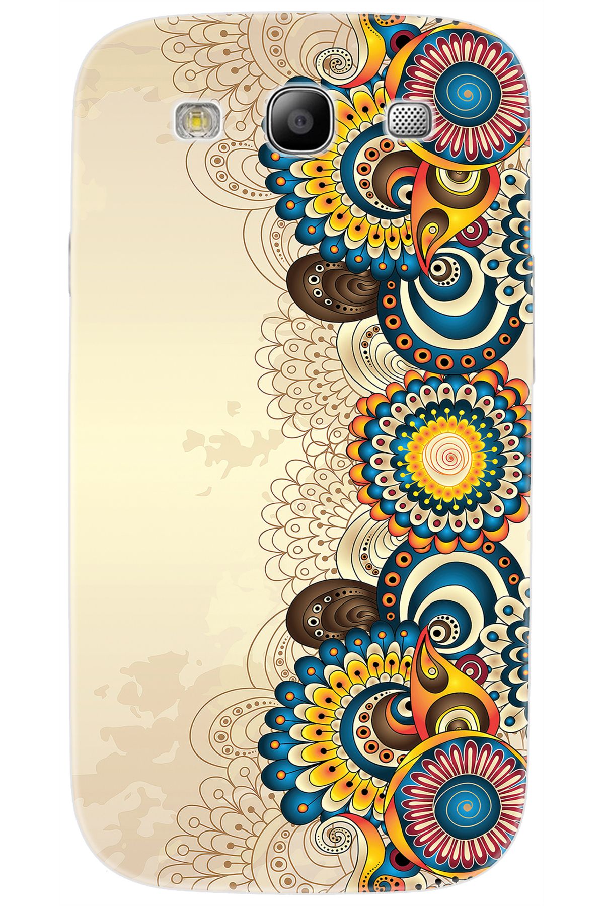 Ceppare Samsung Galaxy S3 (GT-I9300) Uyumlu Kılıf Desen Silikon Dekoratif Çiçek Tasarım STK:531 CP-bg4TErK