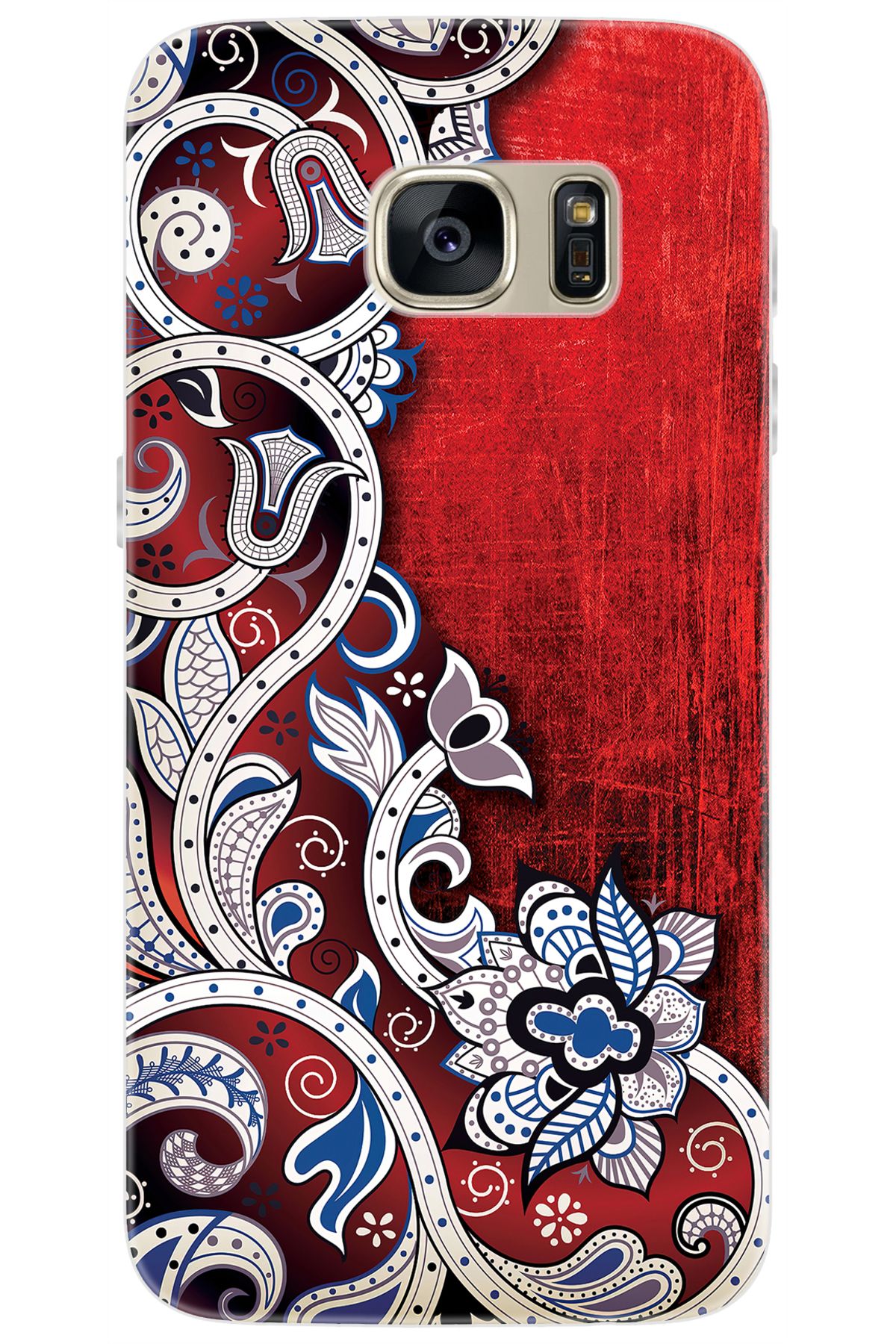Ceppare Samsung Galaxy S7 (SM-G930F) Uyumlu Kılıf Desen Baskılı Silikon Vektör Tasarım STK:539 CP-zSbeo7U