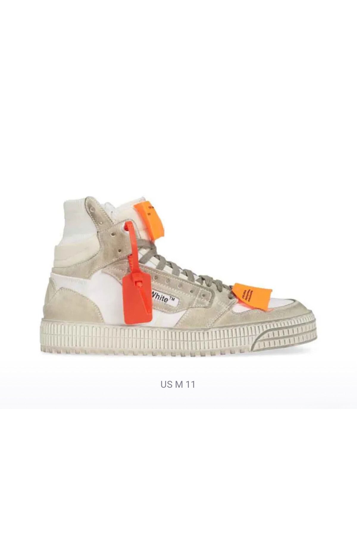 OFF WHITE 3.0 Off Court Beyaz Erkek Süet Sneaker