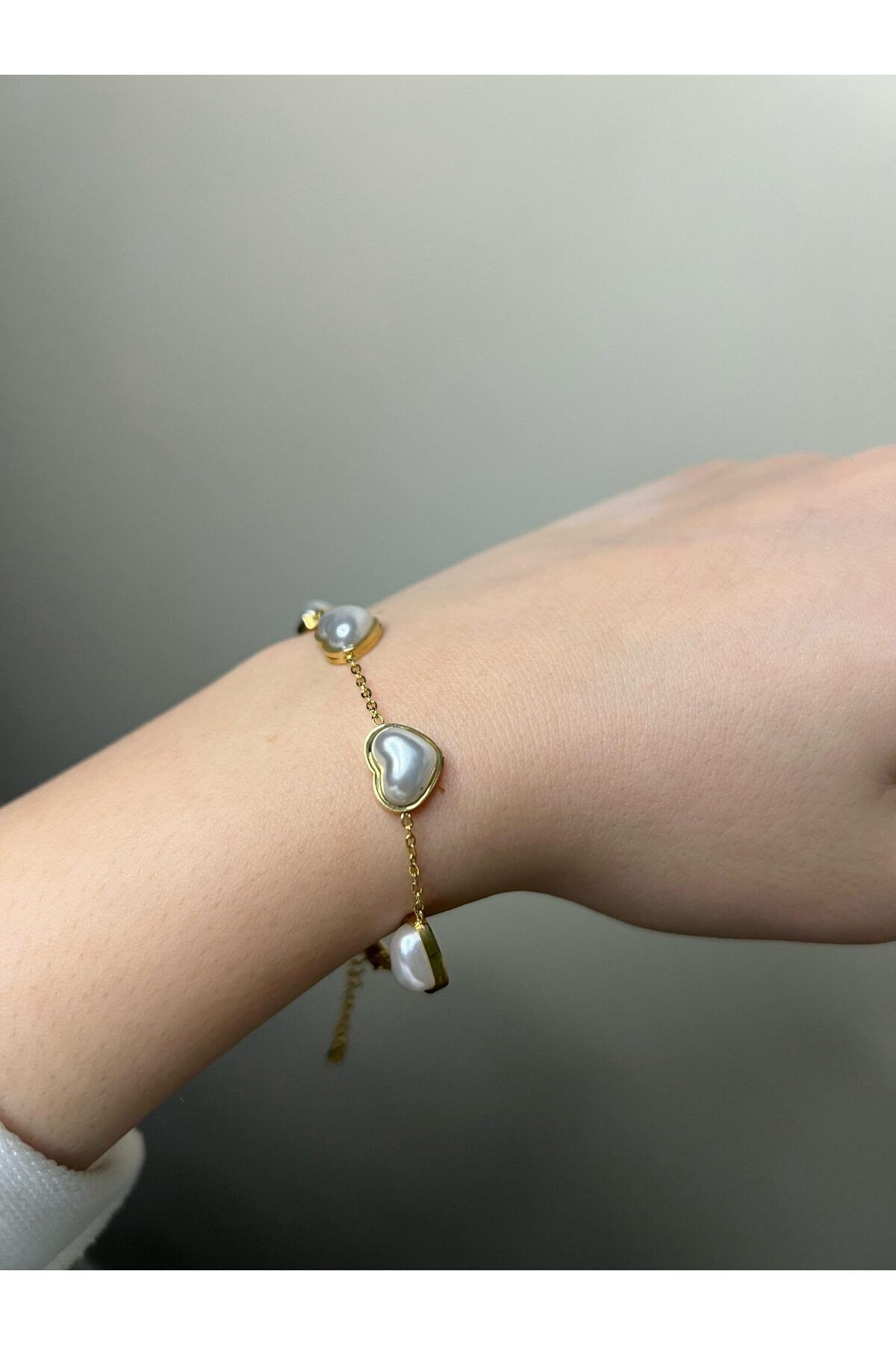 Glowy&Co. Liora Gold Kararmaz Çelik Bileklik