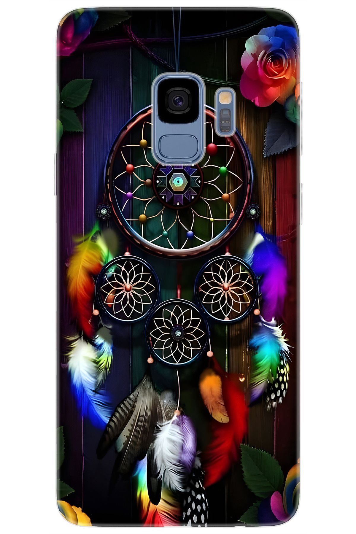 Ceppare Samsung Galaxy S9 (SM-G960F) Uyumlu Kılıf Desen Baskılı Silikon Düş Kapanı STK:704 CP-N9gA0Y0