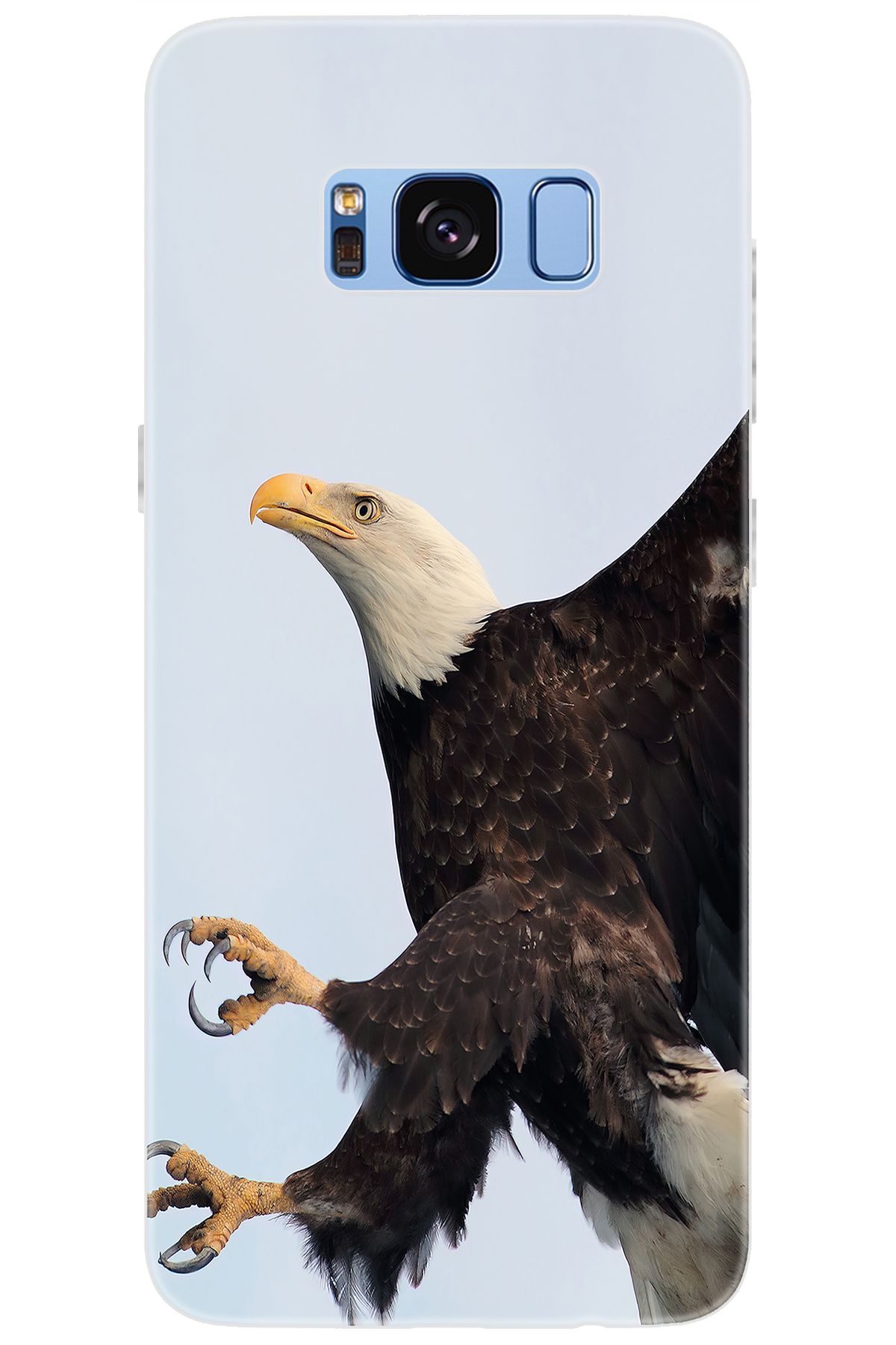Ceppare Samsung Galaxy S8 (SM-G950F) Uyumlu Kılıf Desen Baskılı Silikon Kartal STK:189 CP-gRzycmu