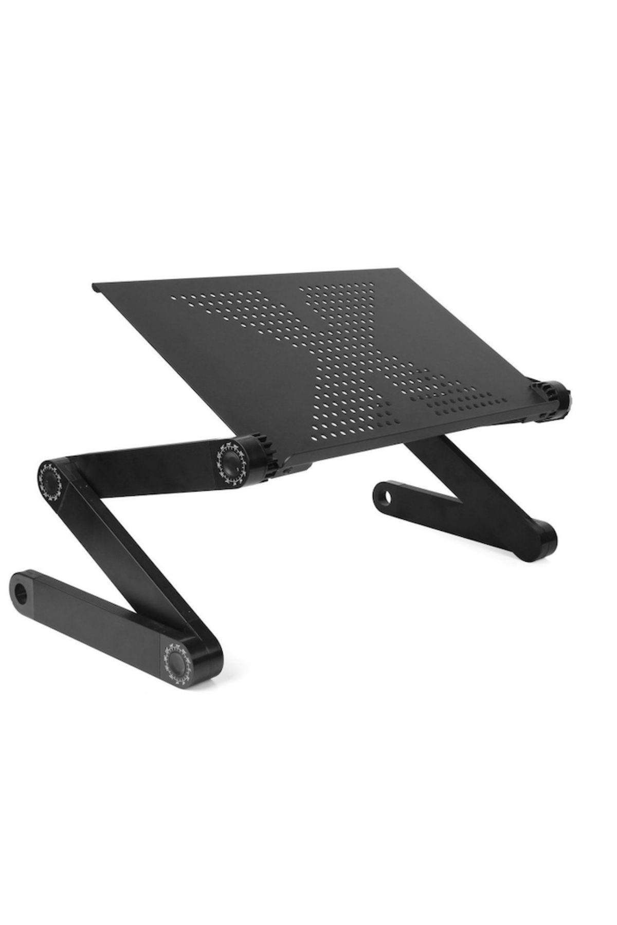 MACVI Masa Laptop Macvi T8 Picioare Reglabile, Cooler 2 Ventilatoare, 42 Cm X 26 Cm, Negru - One Size
