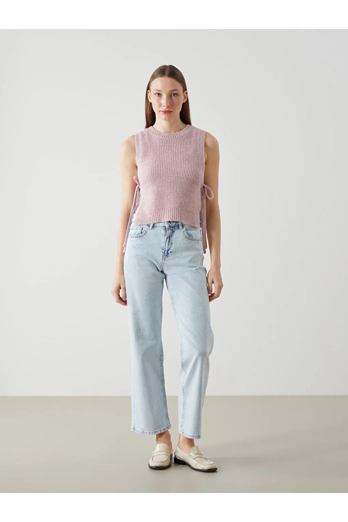 LC Waikiki LCW Jeans Indigo Straight Fit Kadın Jean Pantolon