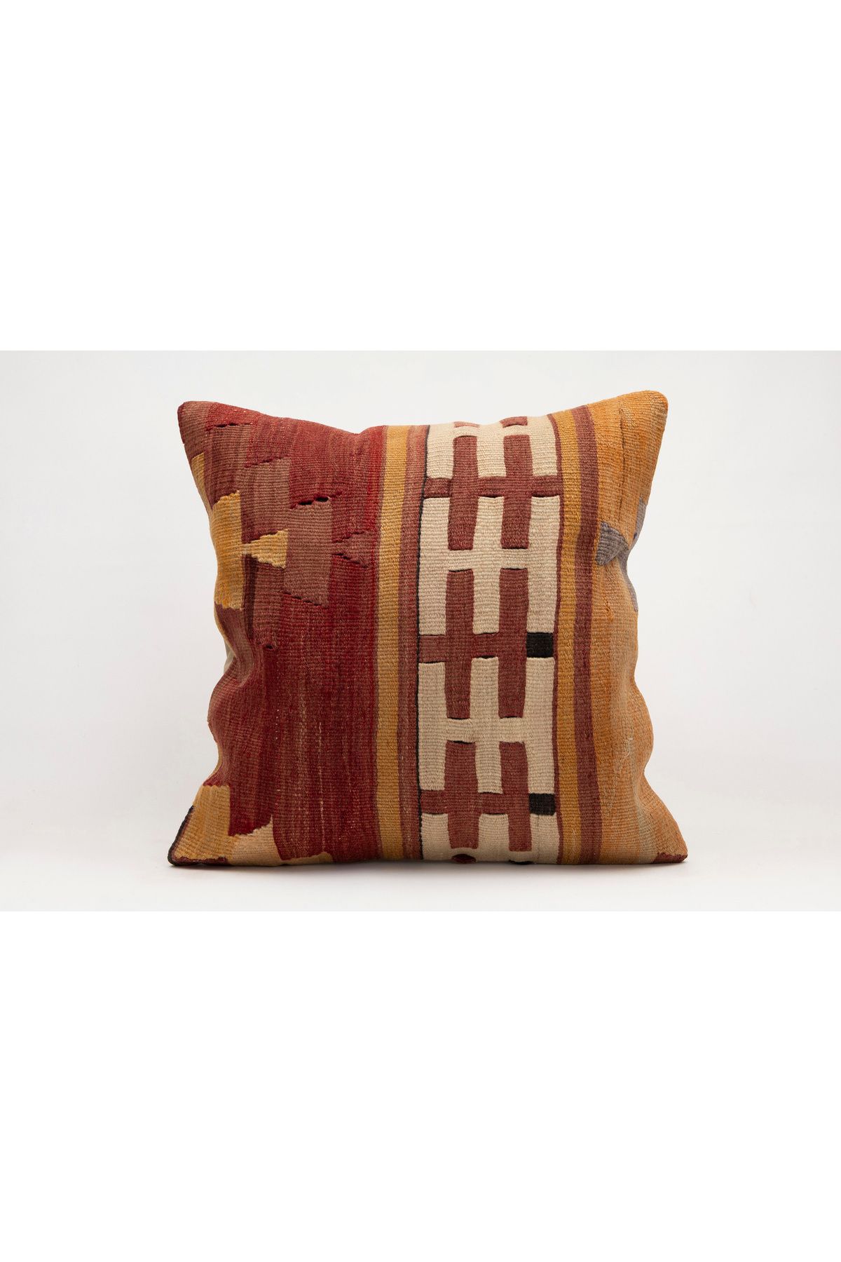 Kilim Whole Sale El Yapımı Kilim'den Yapılmış Yastık Kırlent Kılıfı, 50x50 cm