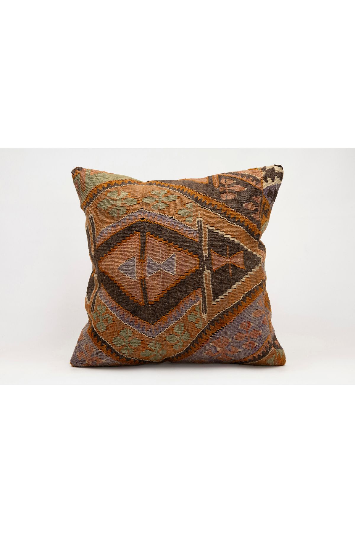 Kilim Whole Sale El Yapımı Kilim'den Yapılmış Yastık Kırlent Kılıfı, 50x50 cm