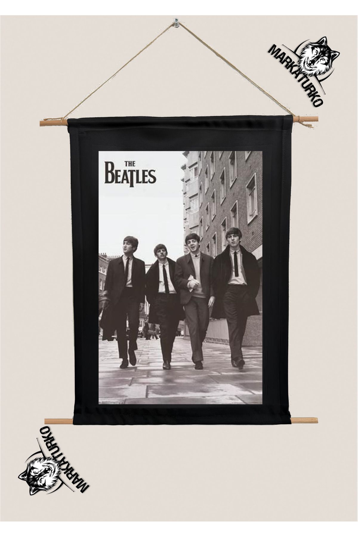 MarkaTurko THE BEATLES POSTER ÖZEL TASARIM SÜBLİMASYON BASKI TABLO 1976-15