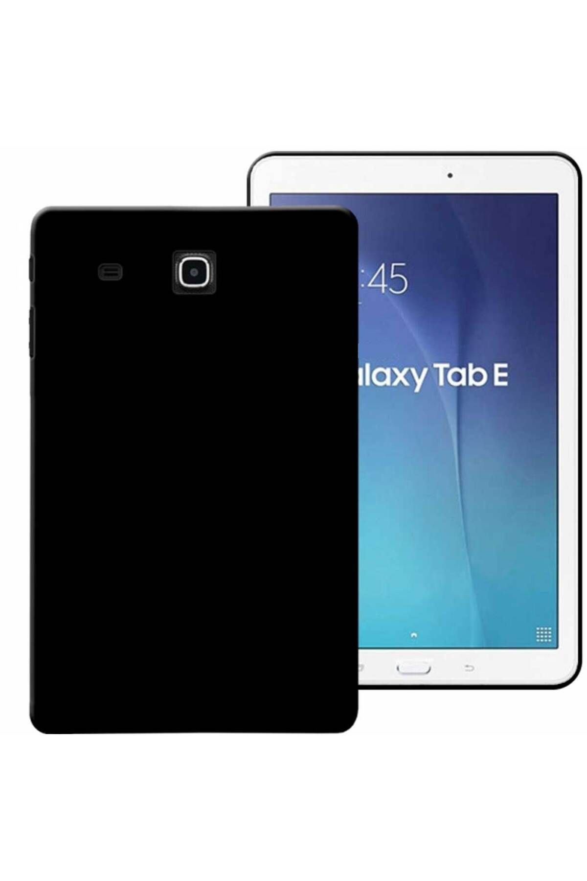 Tekamo Samsung Galaxy Tab E SM T560 Uyumlu Rubber Yıkanabilir Silikon Kılıf