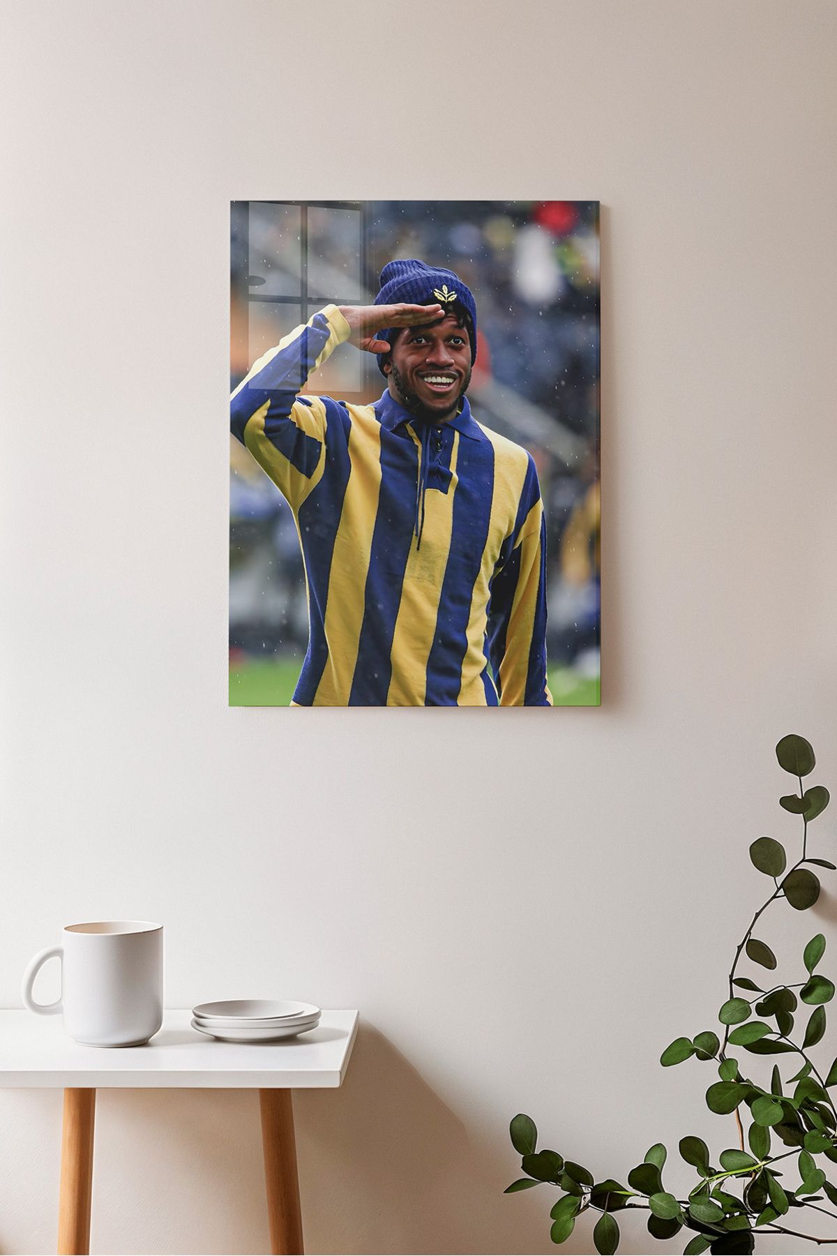 Ayabak Metal Poster Fenerbahçe Fred - Dekoratif Metal Poster - Hediyelik Çerçevesiz Tablo