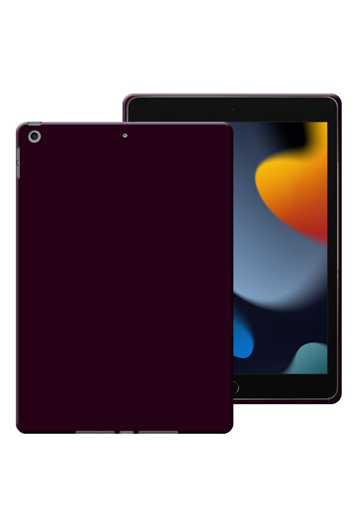 Tekamo Apple iPad 7 / 8 / 9 Nesil 10,2 inç Uyumlu Rubber Yıkanabilir Silikon Kılıf