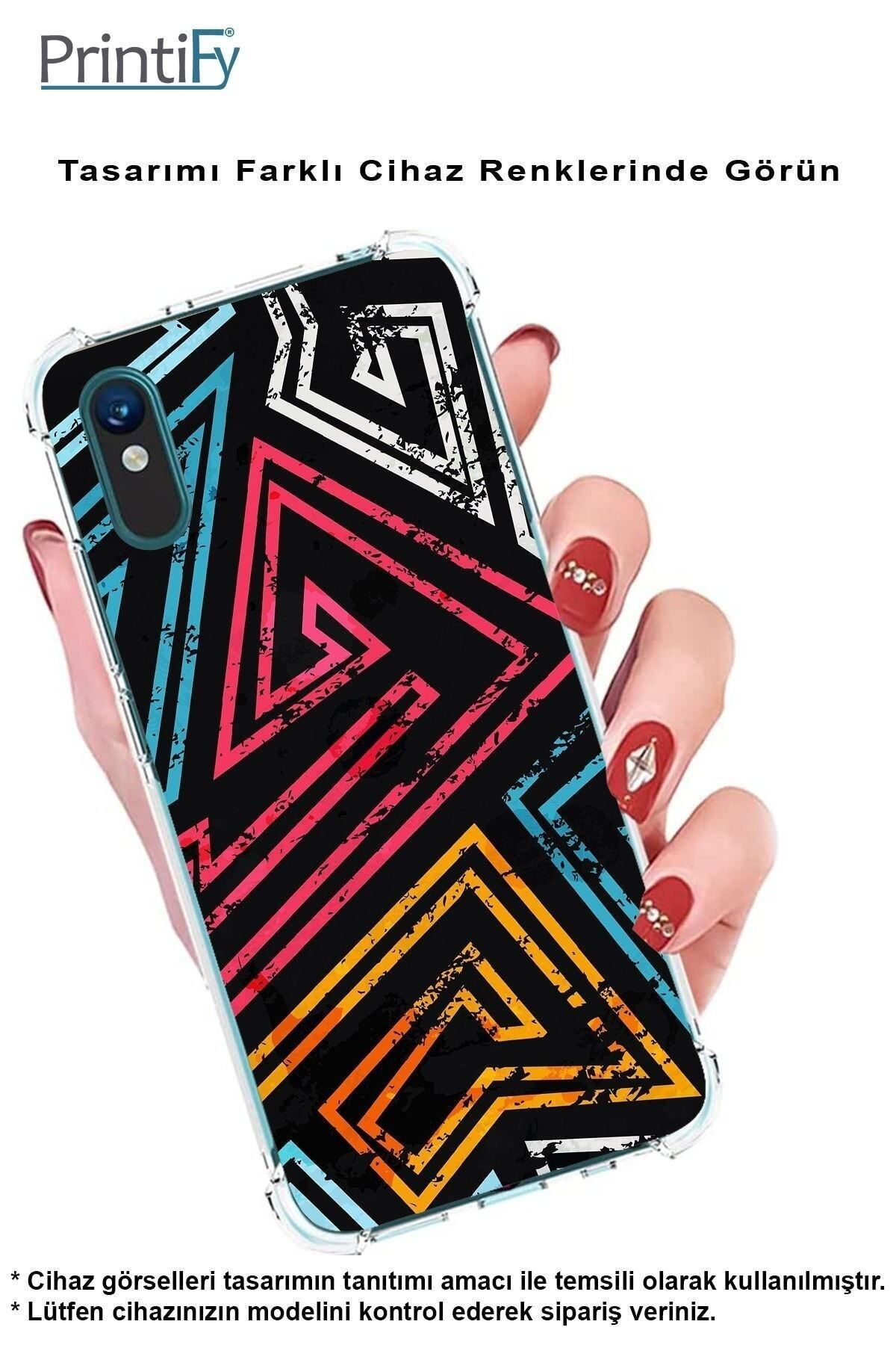 PrintiFy PrinriFy Samsung Galaxy A56 Uyumlu Eskitme Baskılı Şeffaf Köşe Korumalı Antişok Kılıf