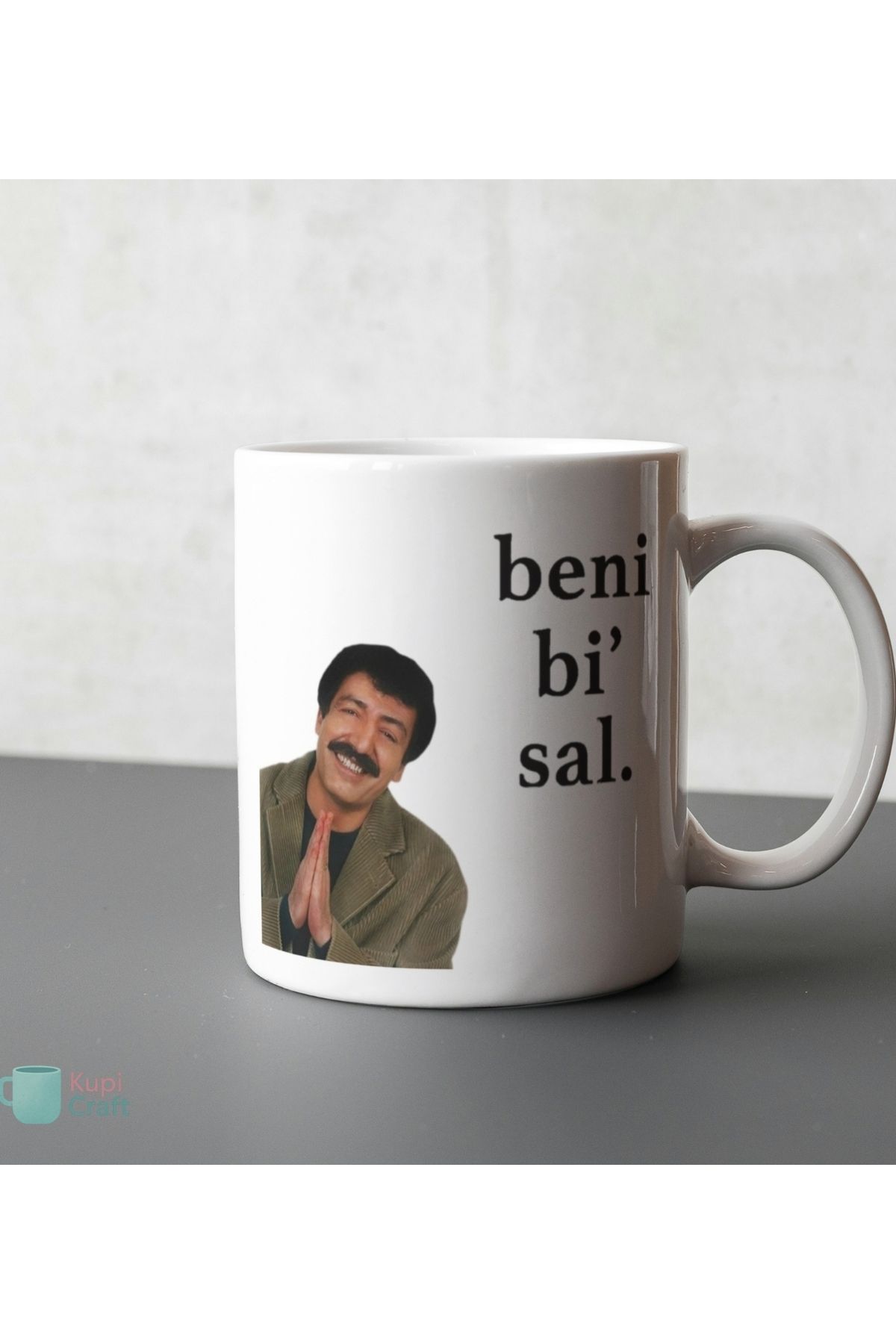 SEKASTYLE KupiCraft Kişiye Özel Tasarım Kupa Bardak,İsimli,Komik,Karikatürlü,Logolu