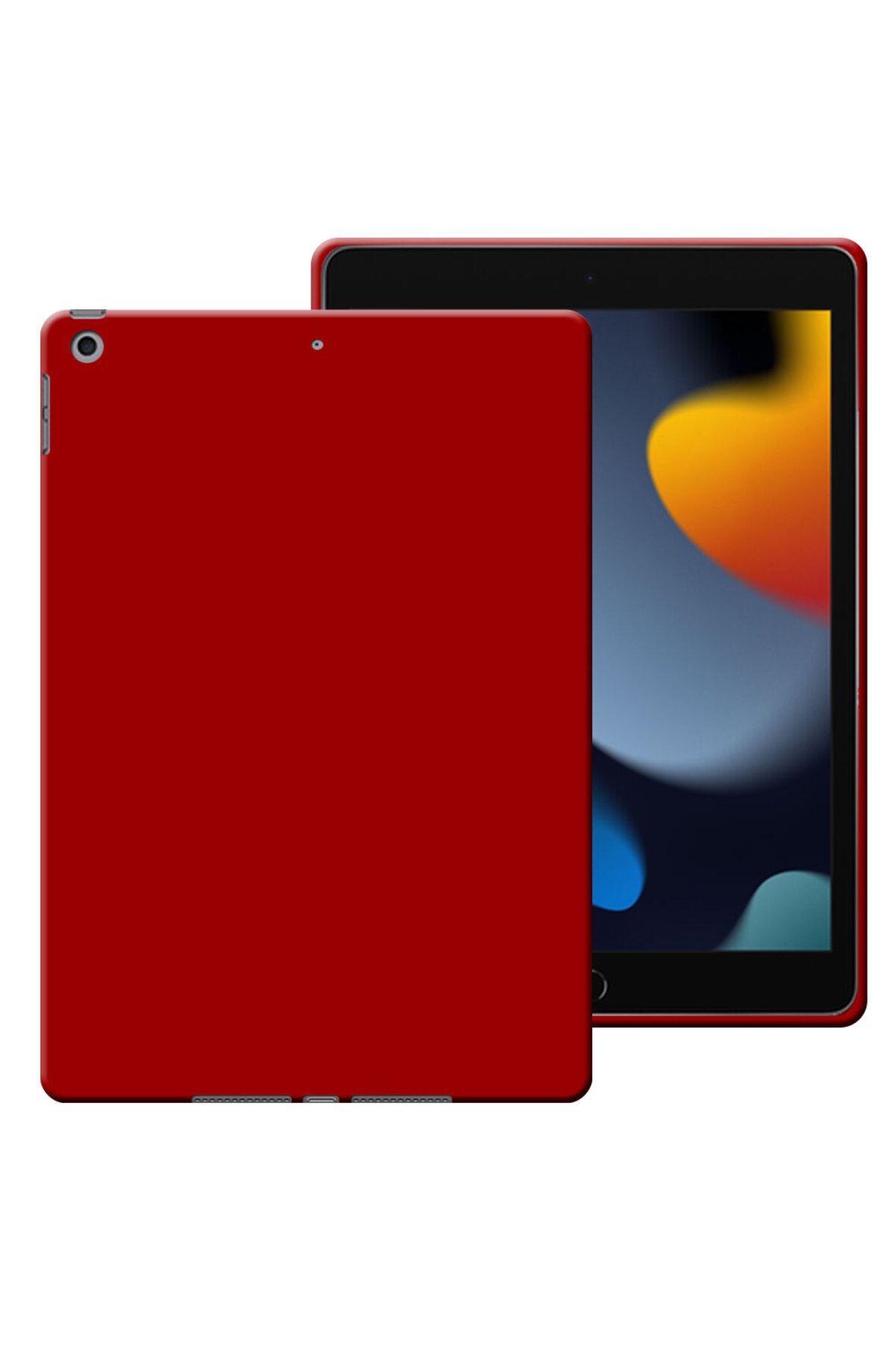 Tekamo Apple iPad 7 / 8 / 9 Nesil 10,2 inç Uyumlu Rubber Yıkanabilir Silikon Kılıf
