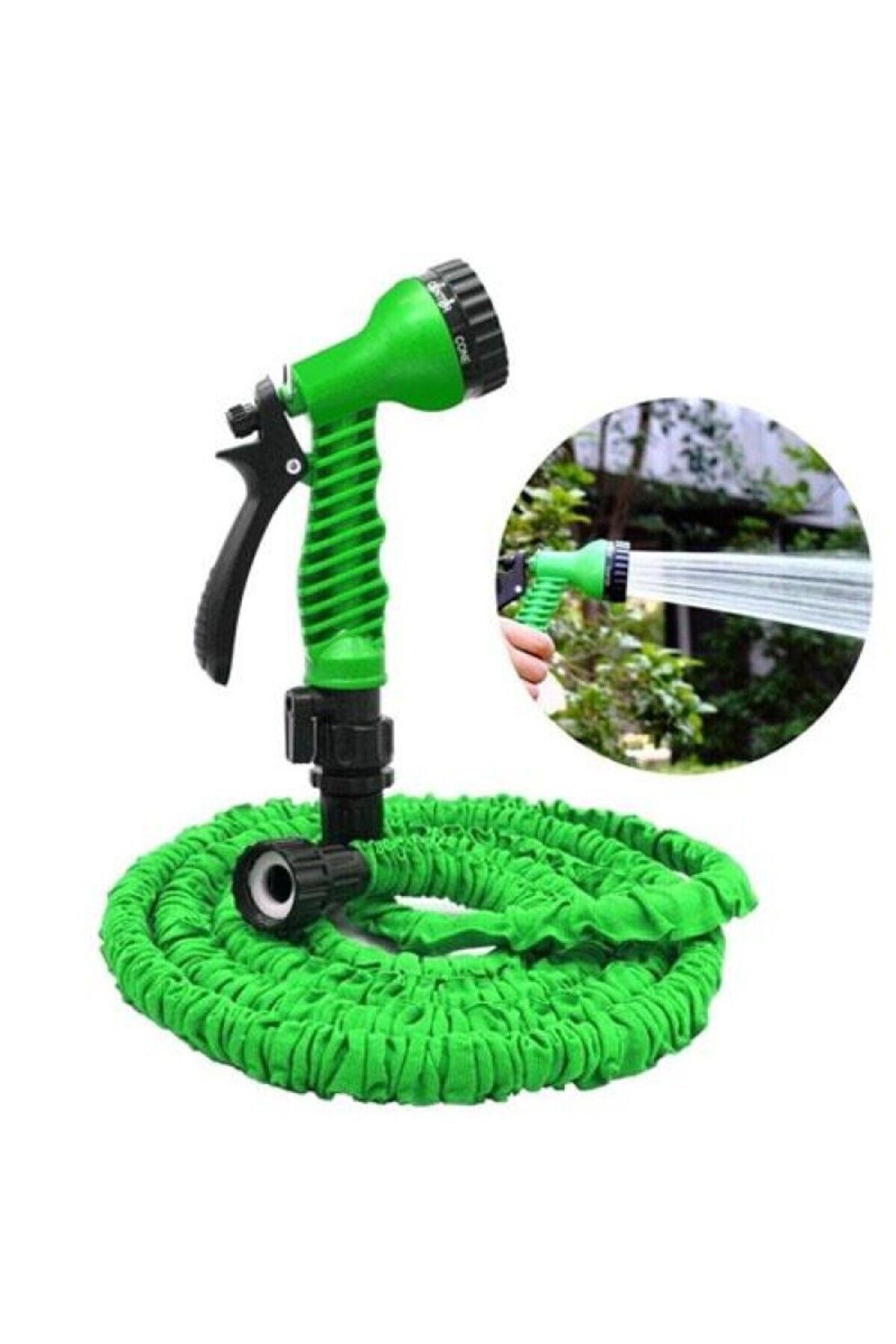 MAGIC HOSE Tabancalı Uzayan Hortum 7,50 Metre - 22,50 Metre (7,50x3=22,50 Metre)