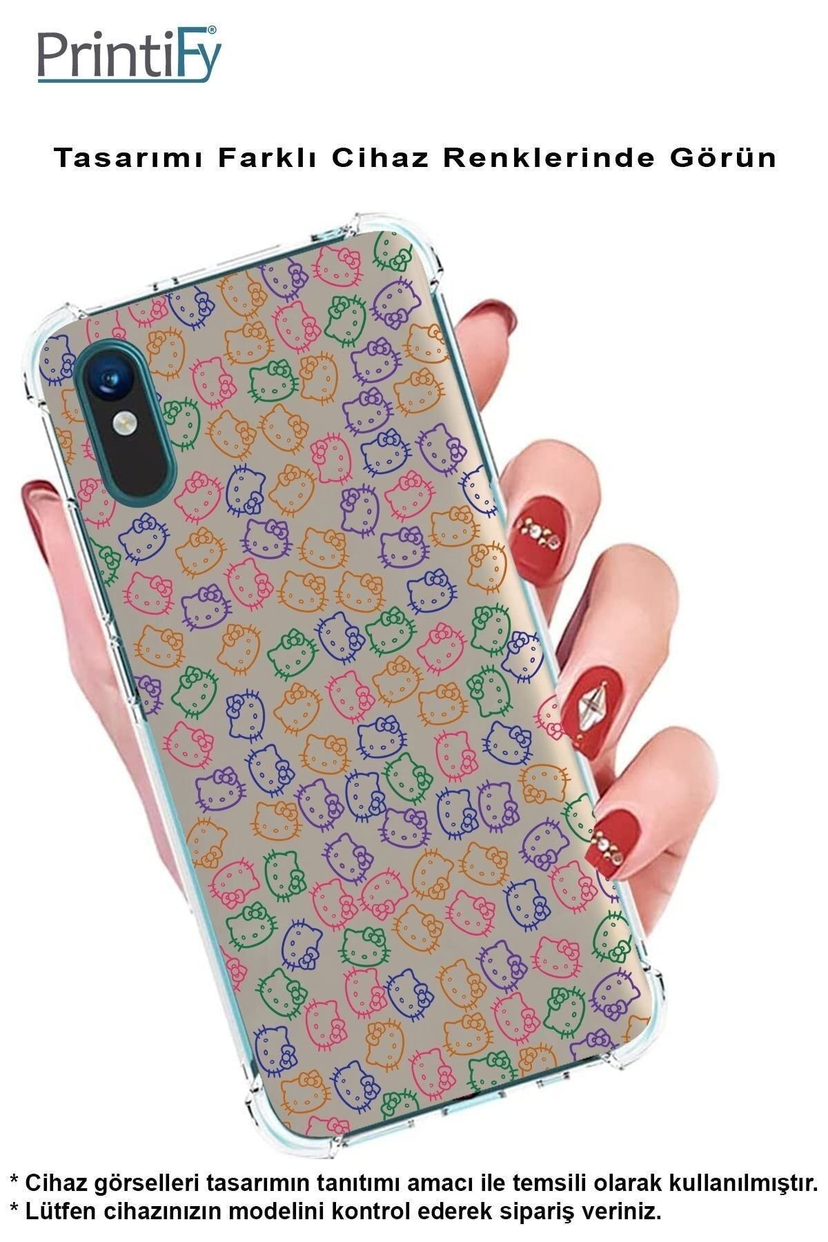 PrintiFy PrinriFy Samsung Galaxy A56 Uyumlu Panda Baskılı Şeffaf Köşe Korumalı Antişok Kılıf